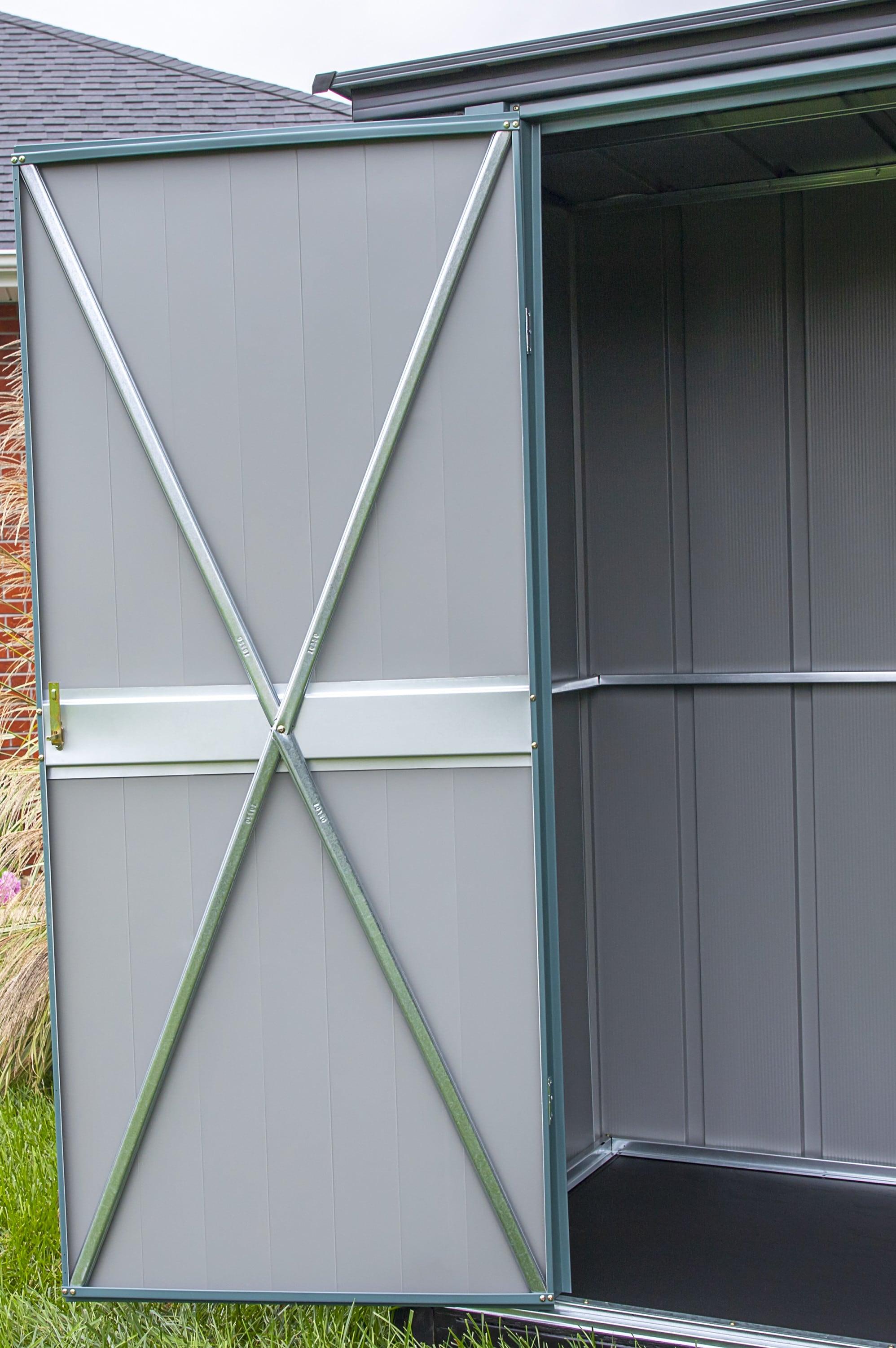 Arrow Spacemaker 4 ft. W x 3 ft. D Metal Vertical Storage Shed