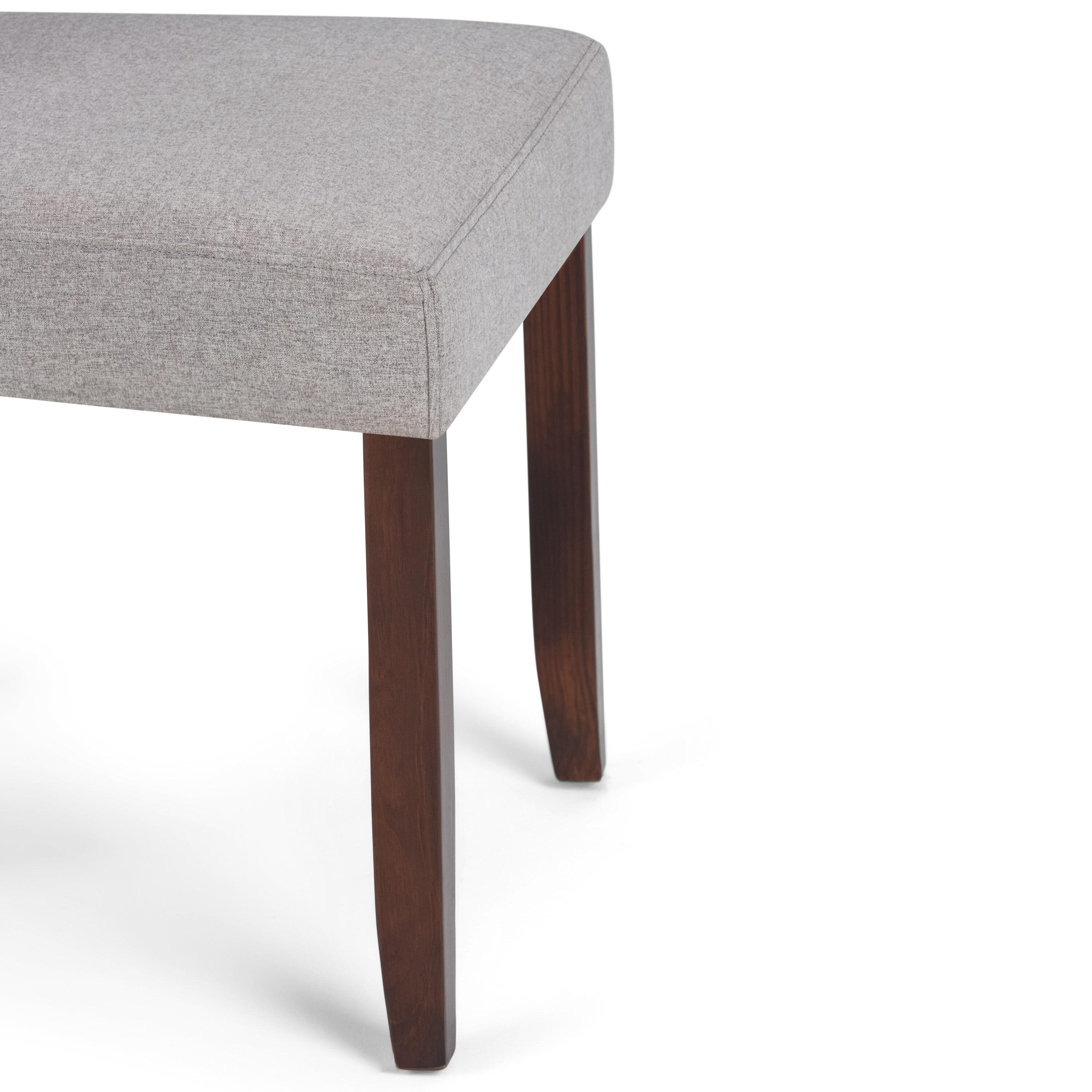 Simpli Home Acadian 17.99'' H Linen Look Polyester Upholstered Parsons Chair (Set of 2)