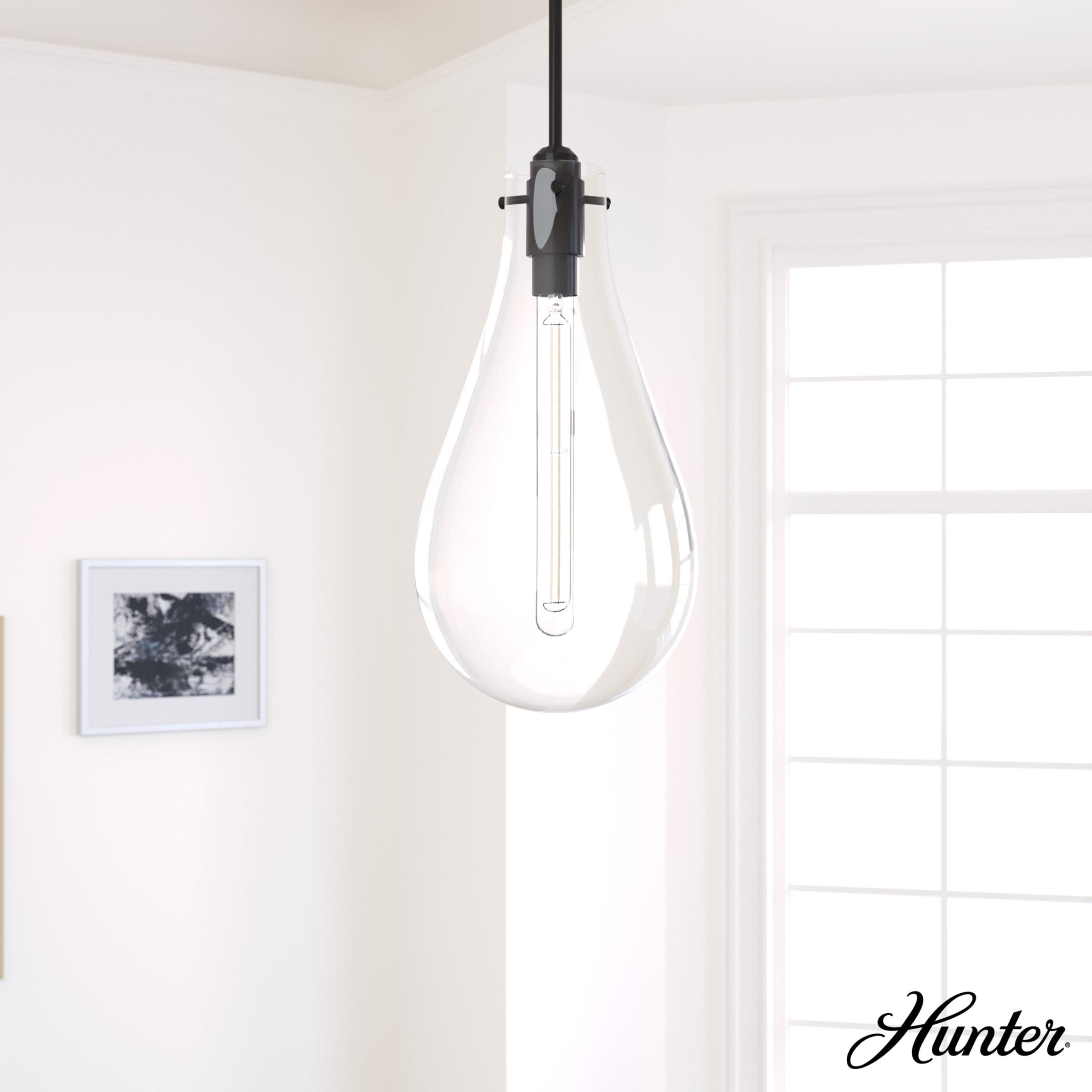 Lundin 1 - Light Single Tear Drop Pendant