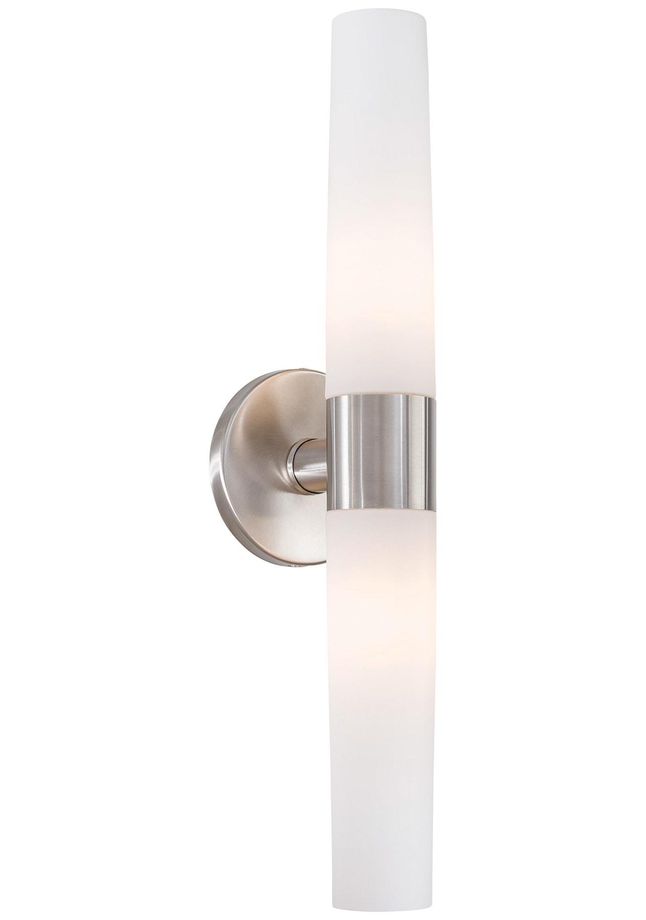 George Kovacs Lighting Saber 2 - Light Vanity in  Brushed Stainless Steel