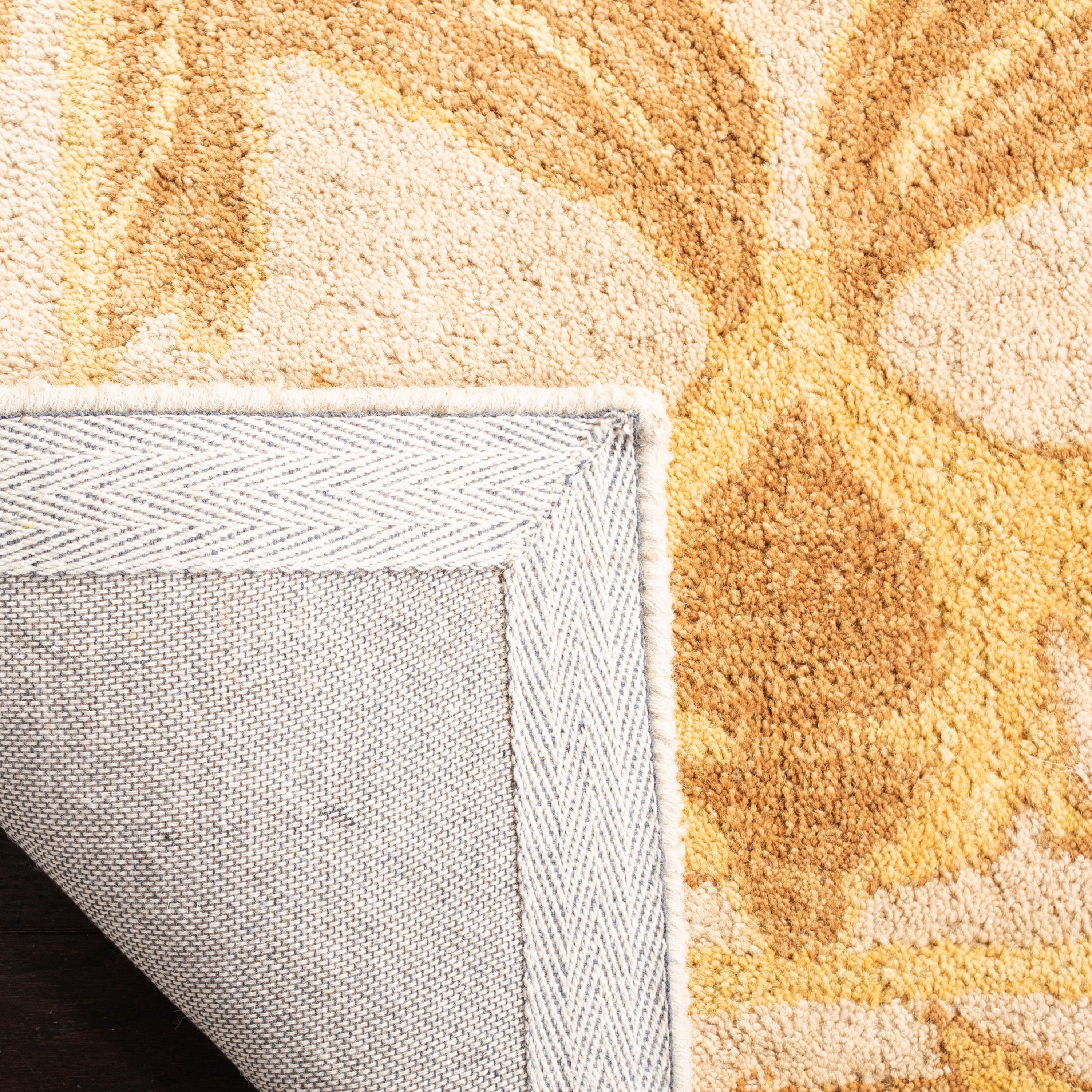 Safavieh ANATOLIA, BEIGE / GOLD, 4' X 4' Round, Area Rug