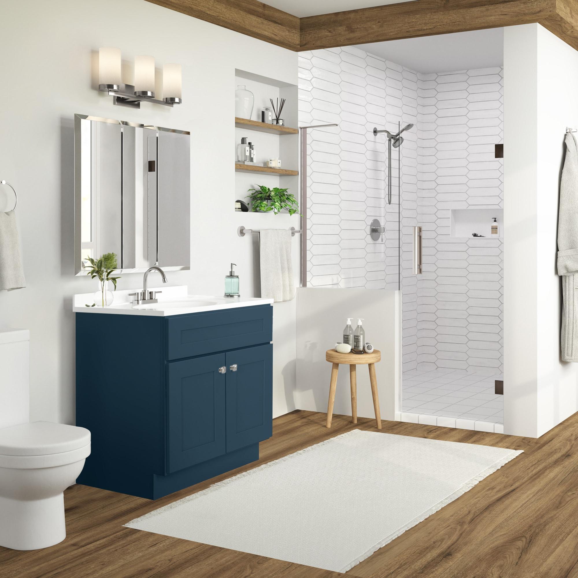 Design House Brookings 30 Inch Bath Vanity, Ready to Assemble, Sherwin Williams®