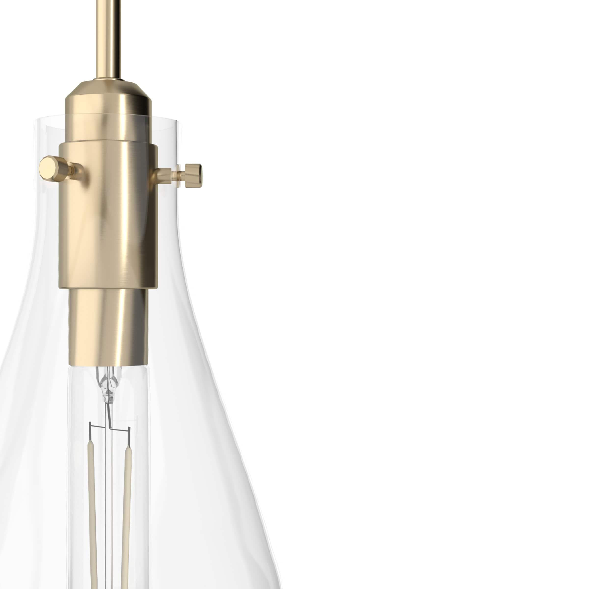 Lundin 1 - Light Single Tear Drop Pendant