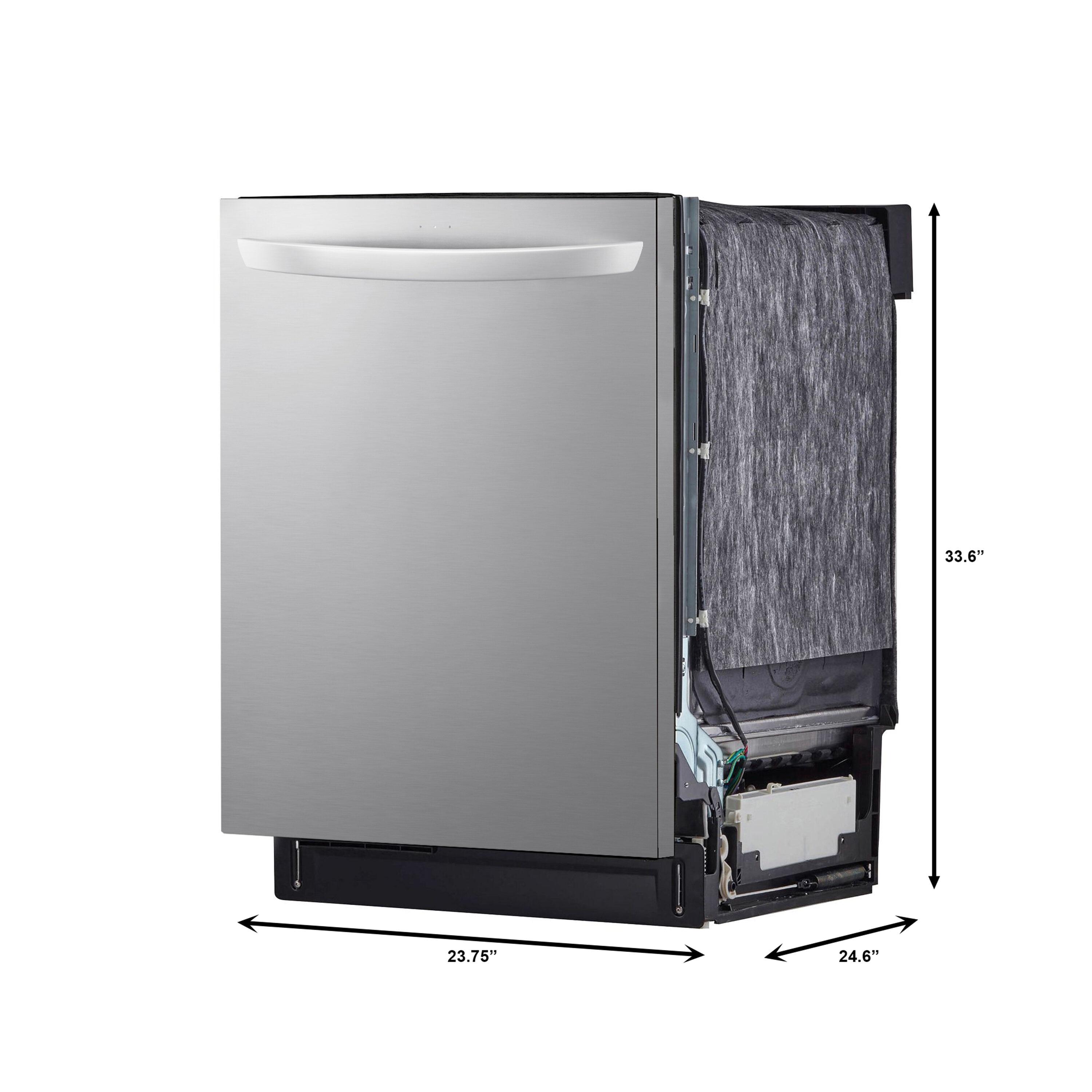 LG LDTH7972S 42 dBA Stainless Steel Top Control Smart Dishwasher