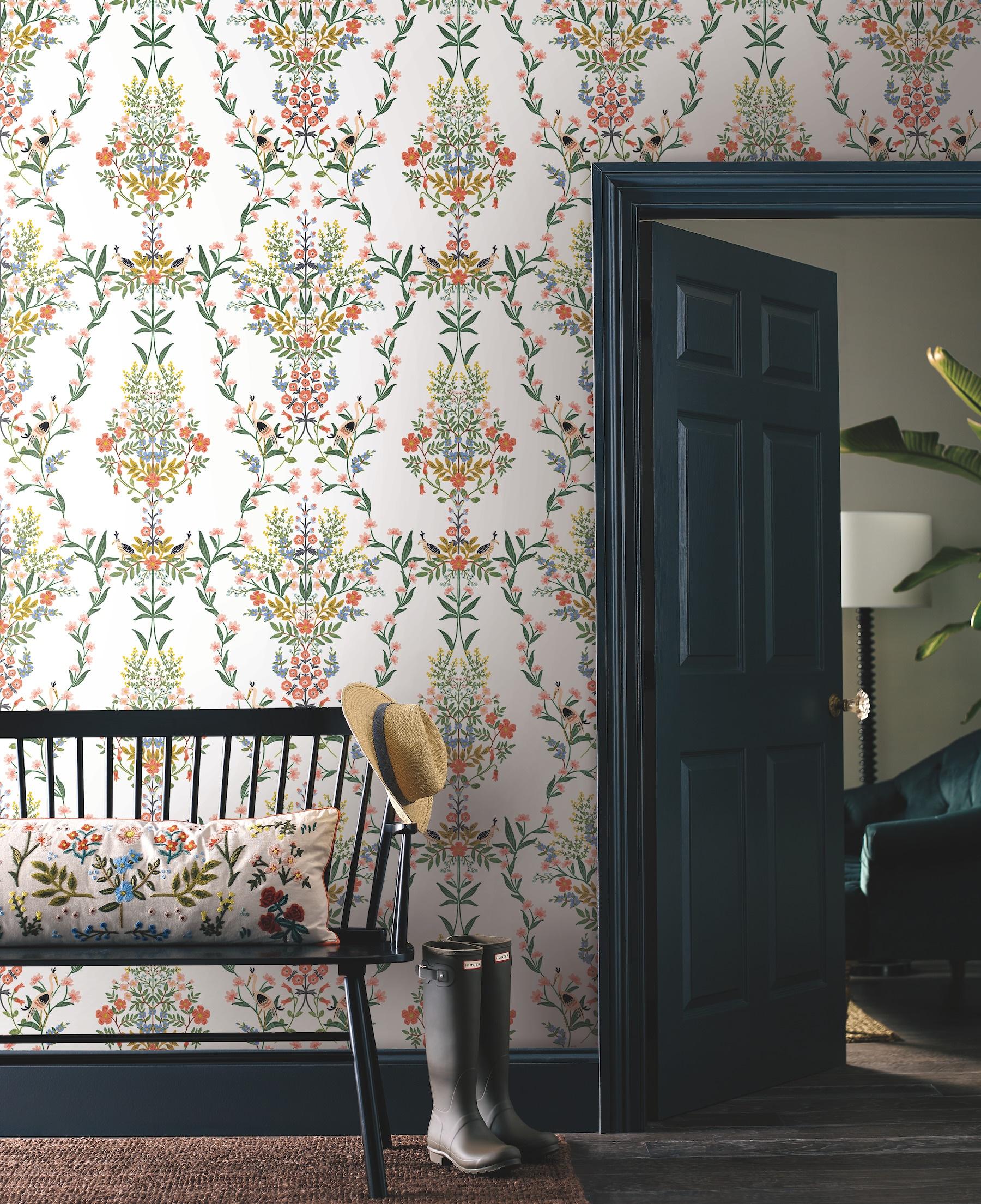 Luxembourg 20' L x 27" W Peel and Stick Wallpaper Roll