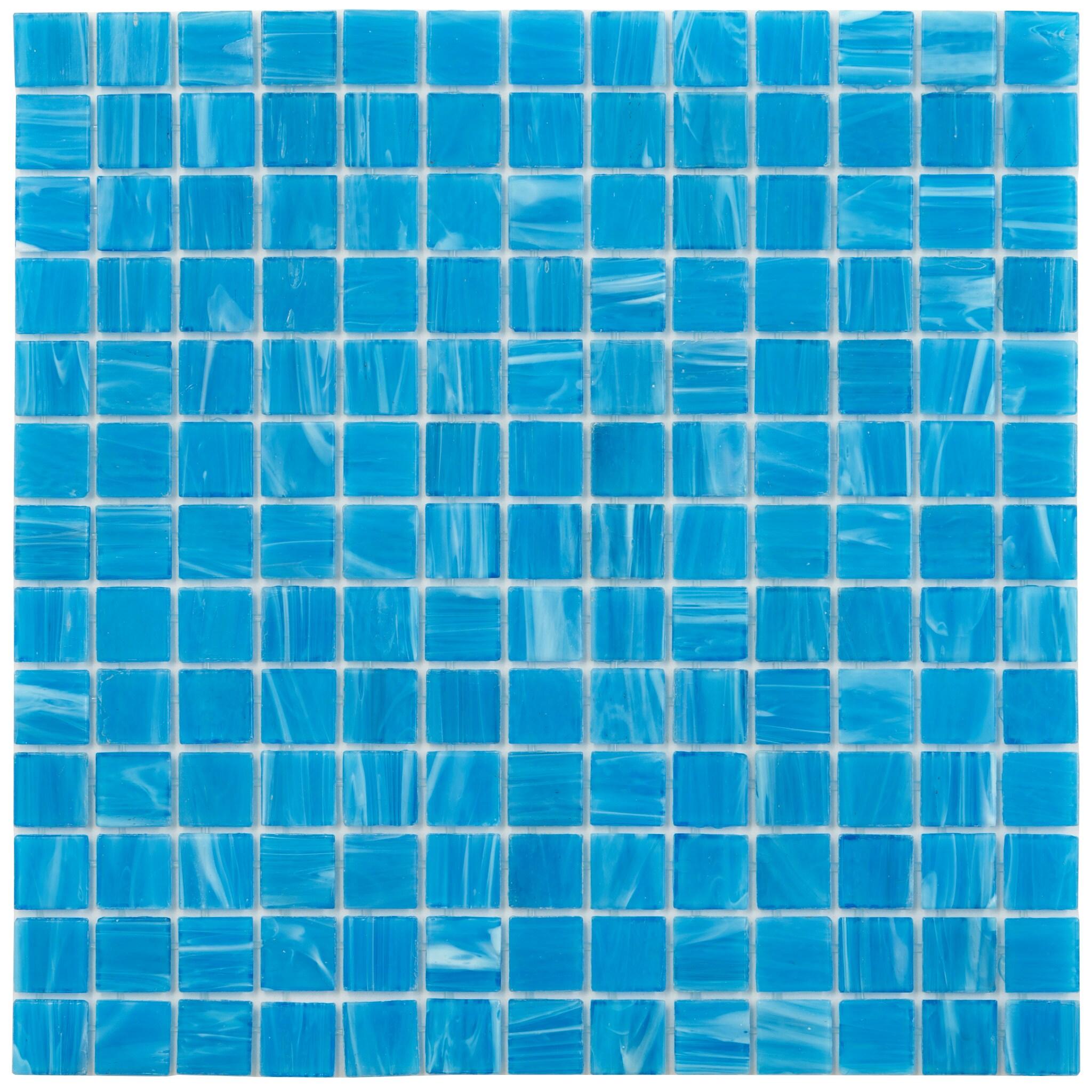 Celestial 0.8" x 0.8" Glass Grid Mosaic Wall & Floor Tile