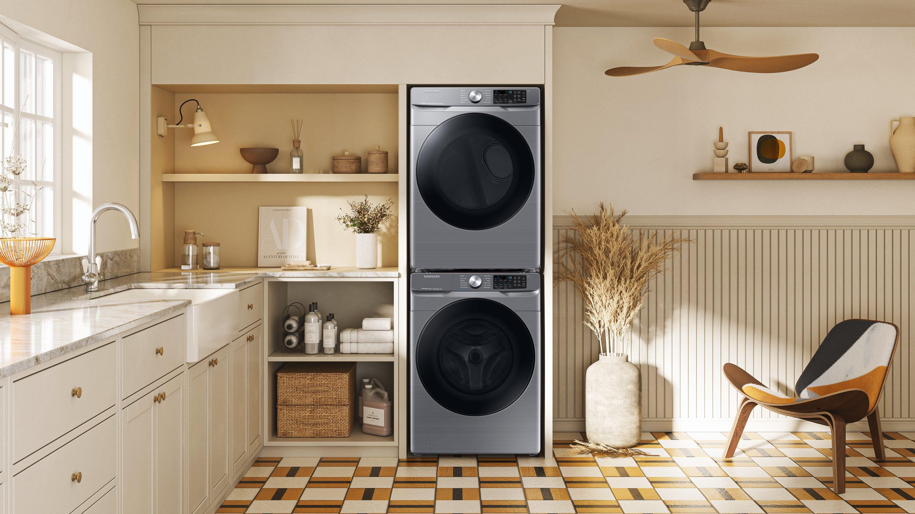Samsung 4.5 cu. ft. Large Capacity Smart Front Load Washer with Super Speed Wash