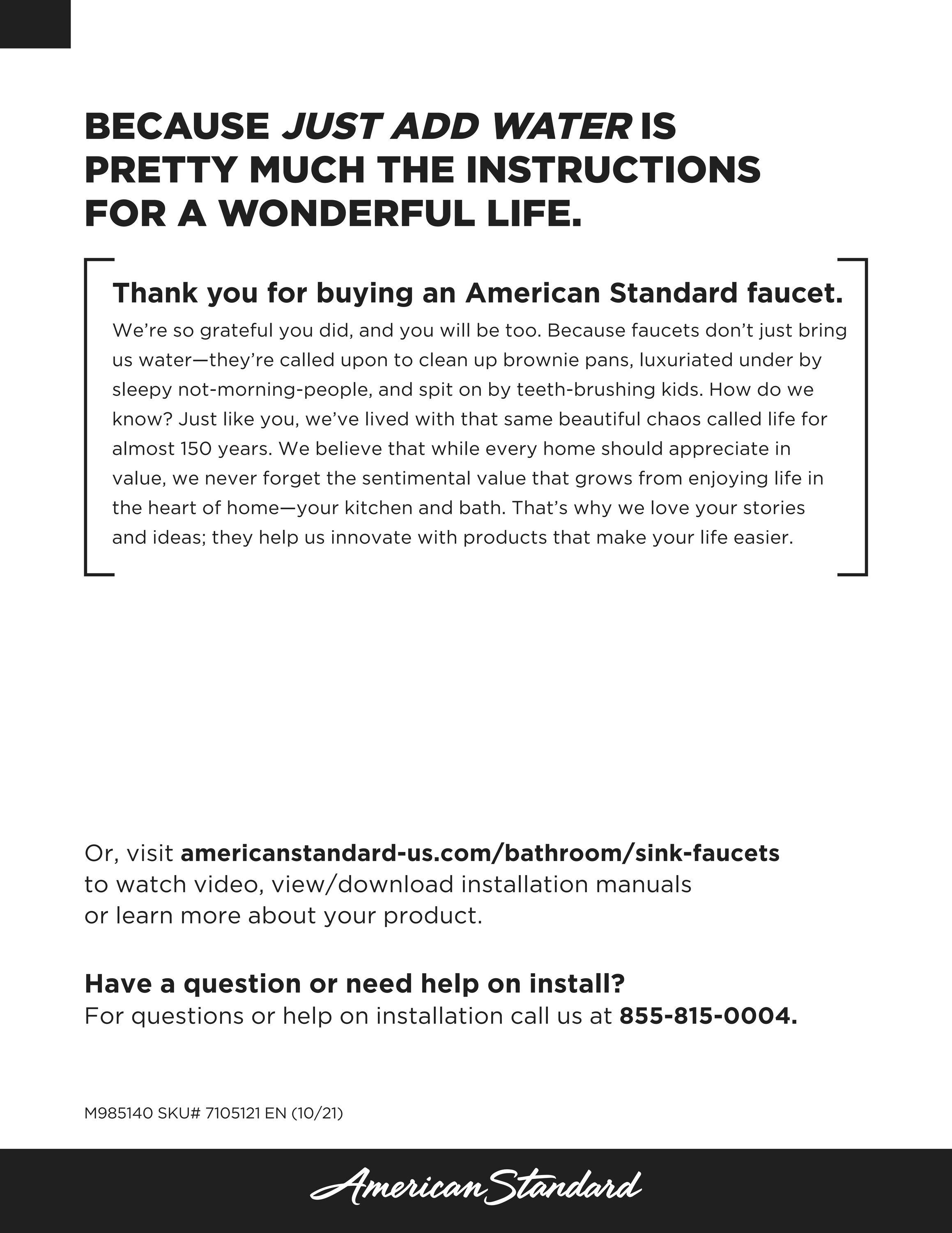 American Standard Studio® S Single Hole Lever Handle Bathroom Faucet 1.2 gpm/ 4.5 L/min