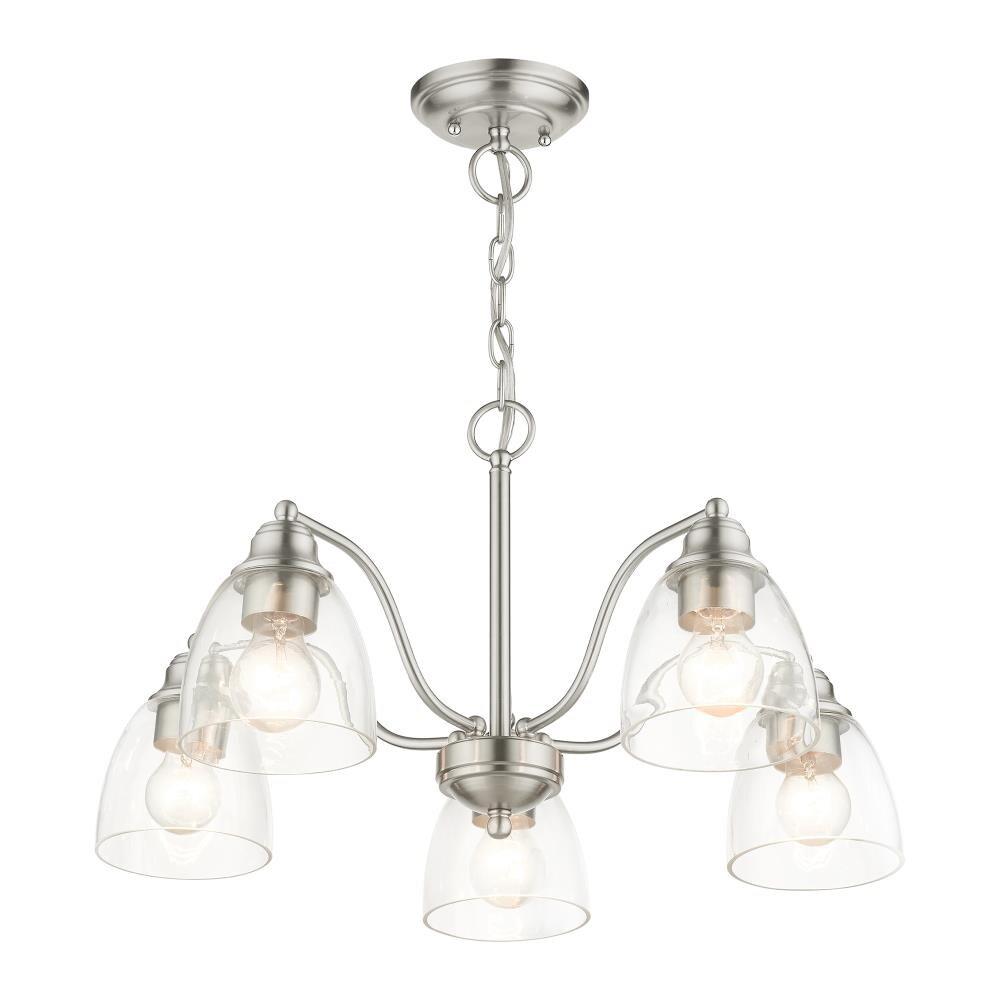 Livex Lighting Montgomery 5 - Light Chandelier in  Brushed Nickel