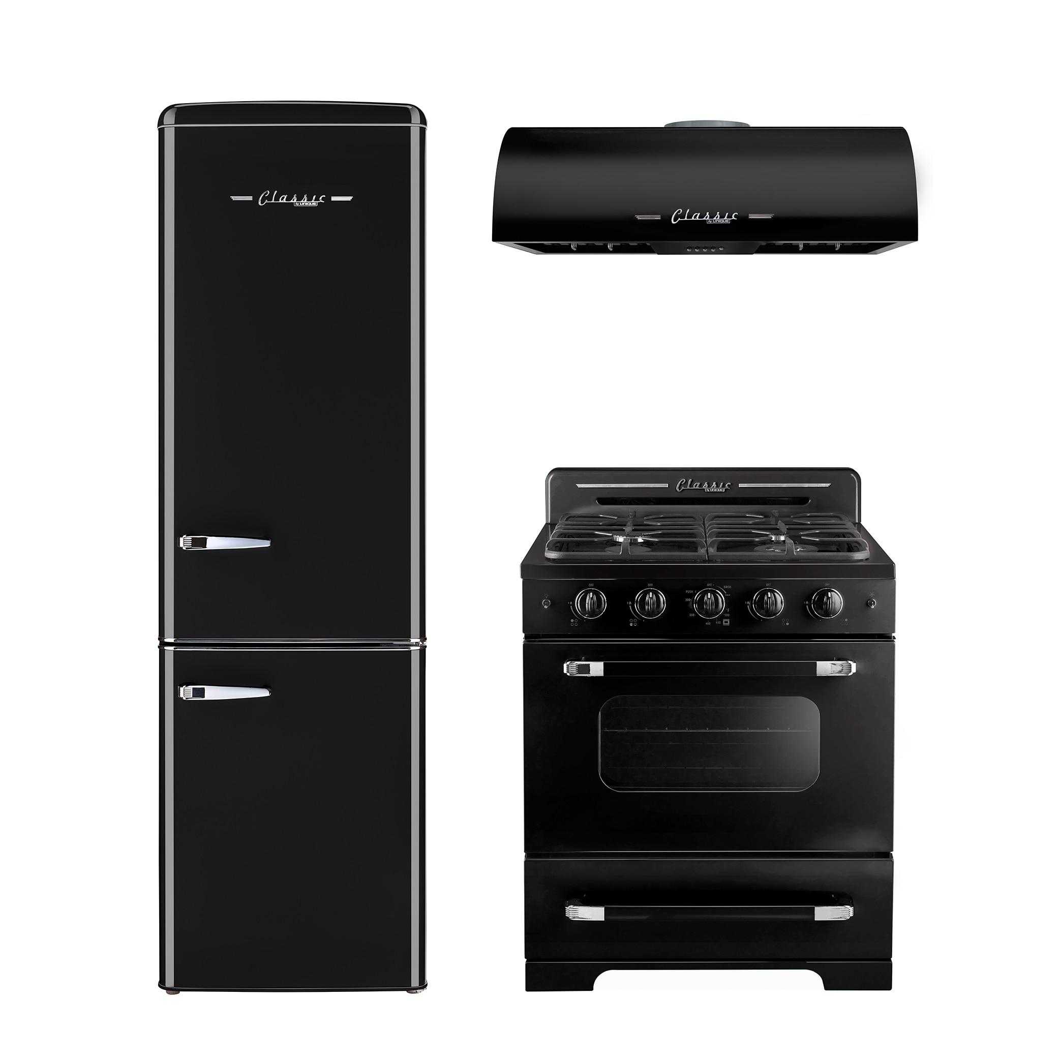 Classic Retro 24" 500 CFM Ducted Under Cabinet Range Hood with Stainless Steel Baffles and Light