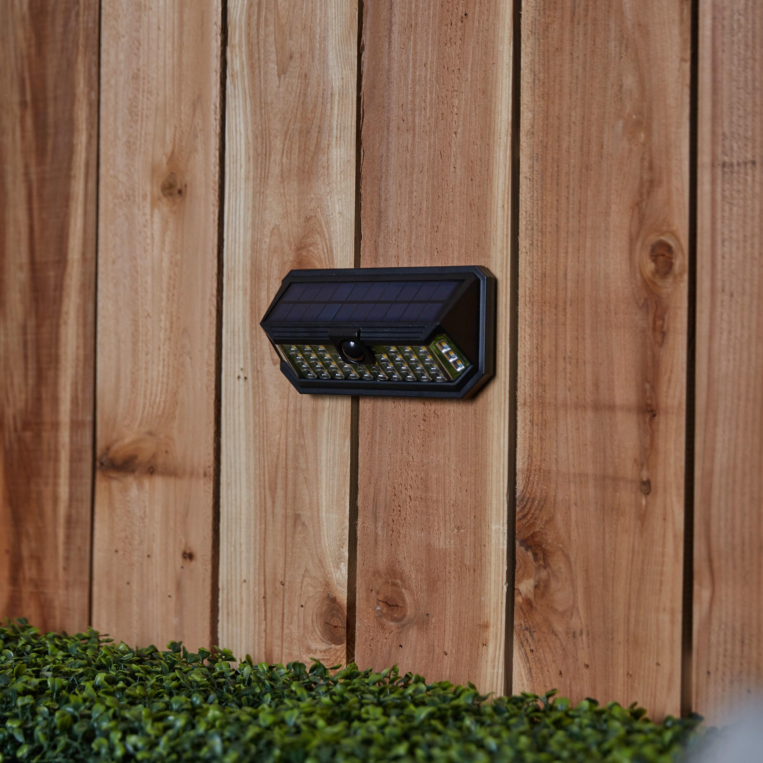 1 - Head LED Solar Powered Outdoor Security Wall Pack