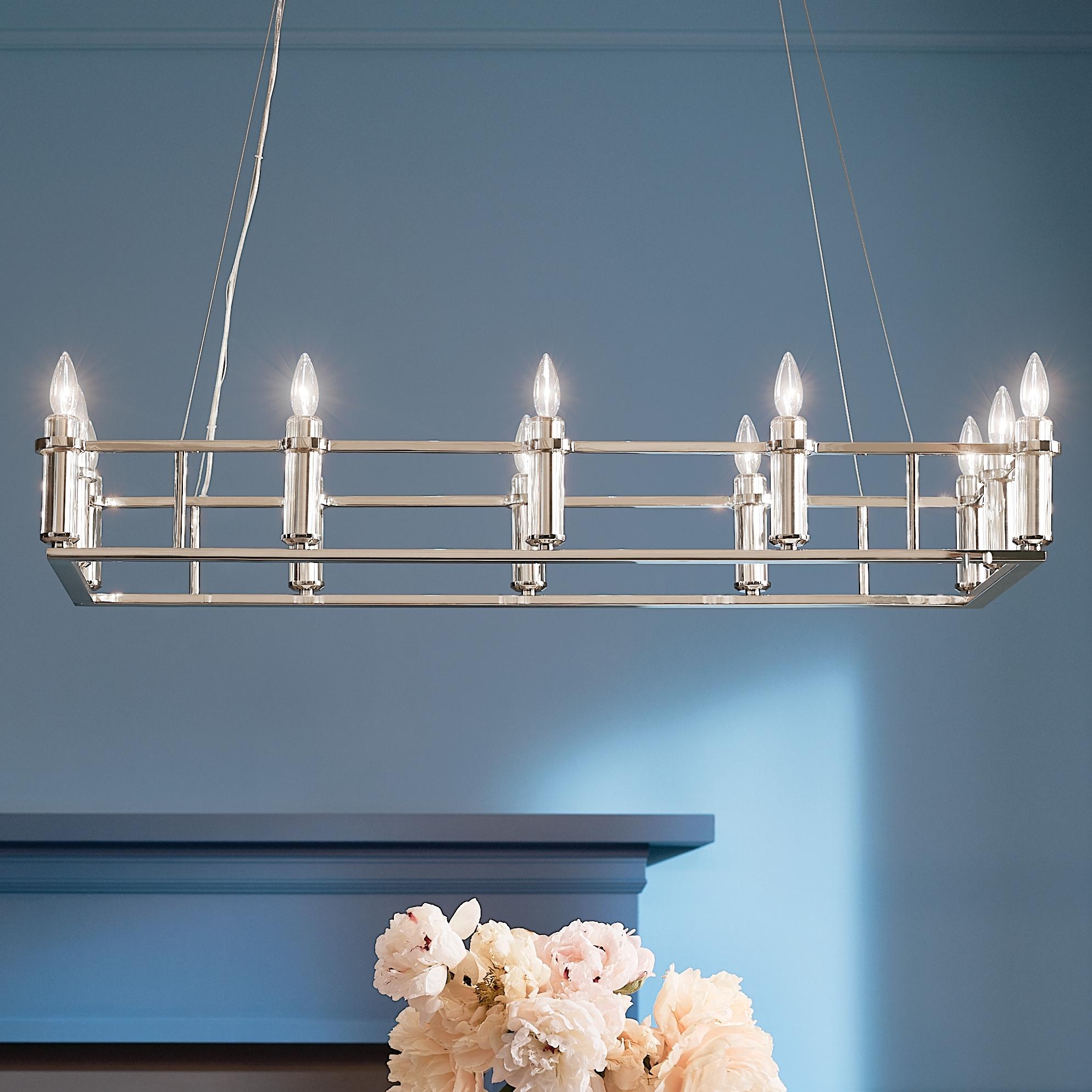 Kichler Lighting Rosalind 12 - Light Chandelier in  Polished Nickel