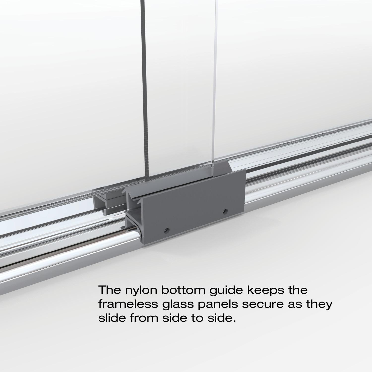 Classic 56" x 70" Frameless Bypass Sliding Shower Door