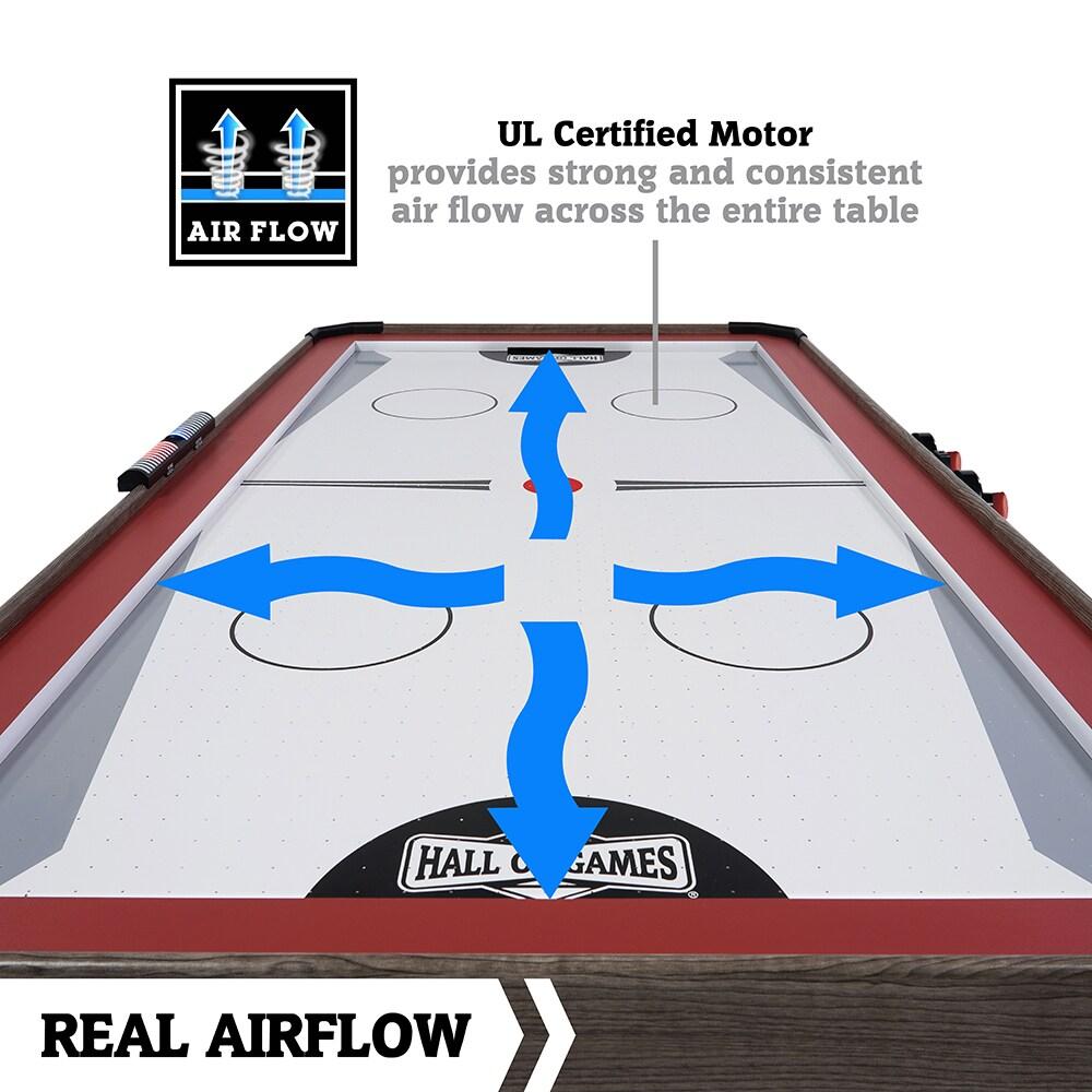 Hall Of Games 66" Air Powered Hockey With Table Tennis Top