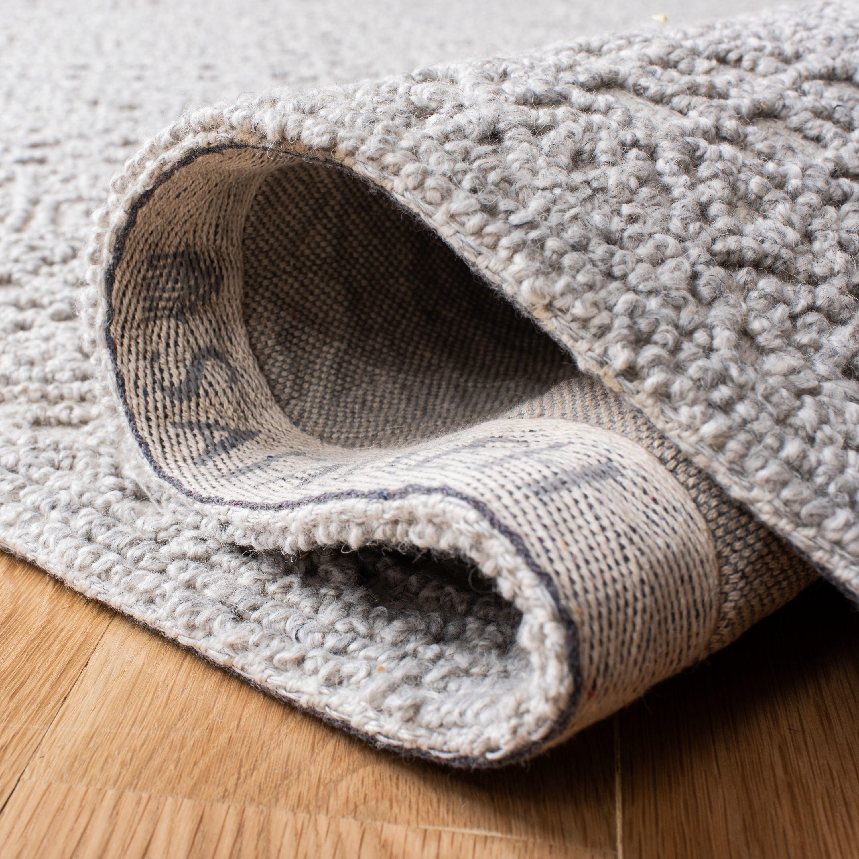 Trace TRC255 Hand Tufted Area Rug - Grey/Grey - 6'x6' - Safavieh.