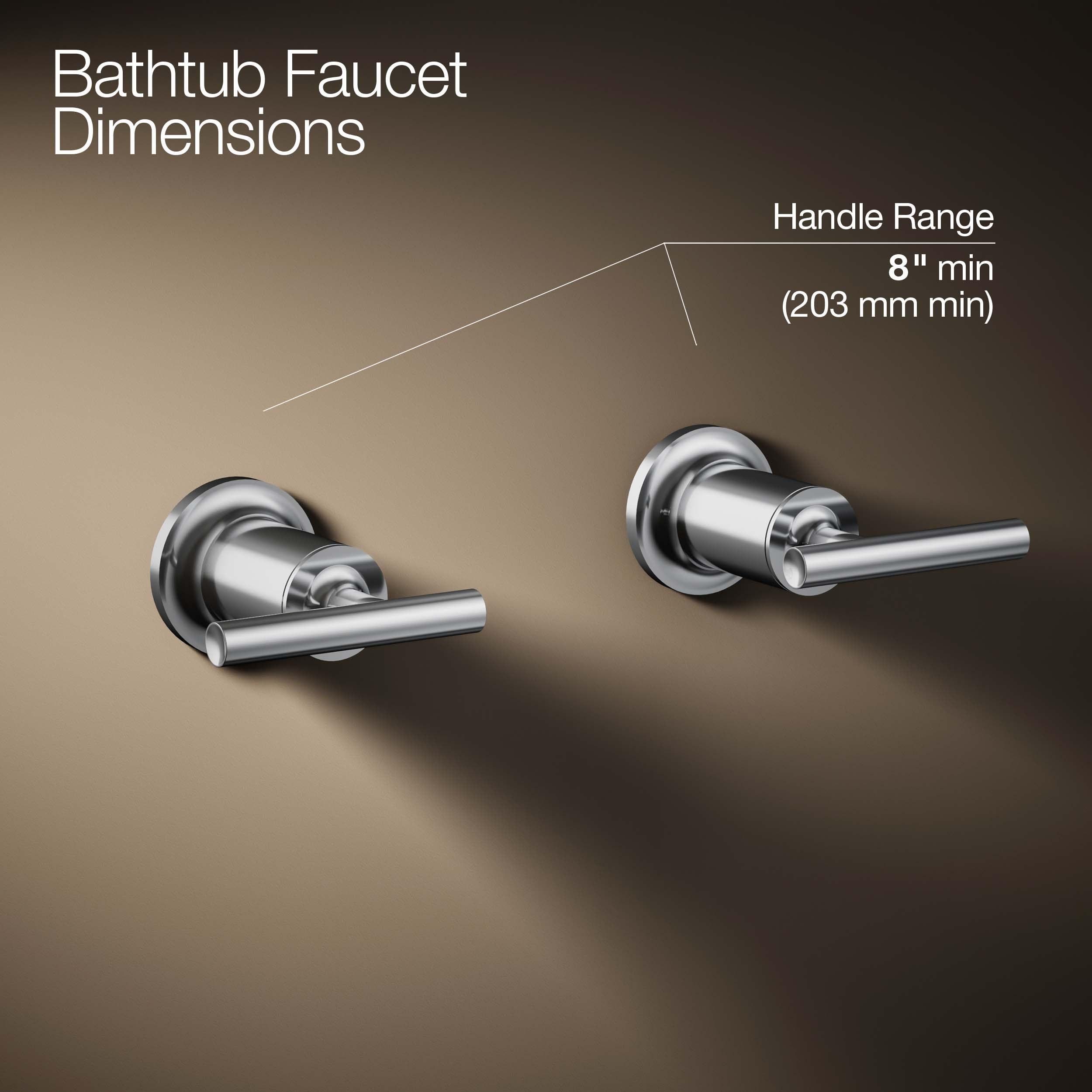 Purist® Deck- or Wall-Mount High-Flow Bath Trim with Lever Handles