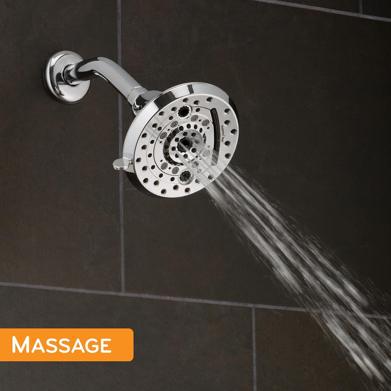 Oxygenics Amp Chrome Fixed Shower Head 1.8-GPM (6.8-LPM)