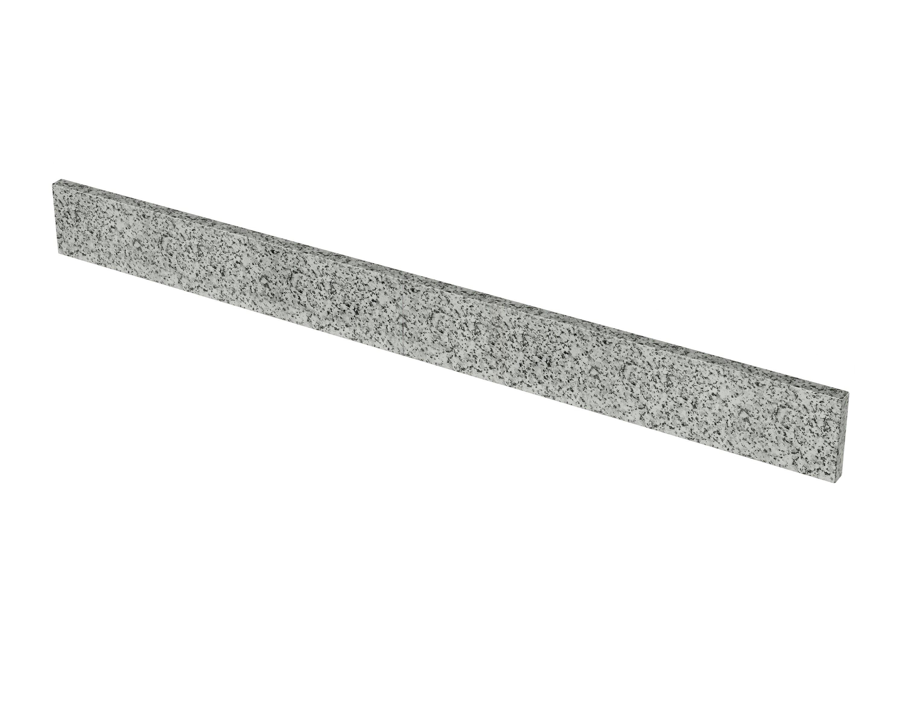 49 in. W Natural Grey Granite Backsplash (2pcs of 24.5in)