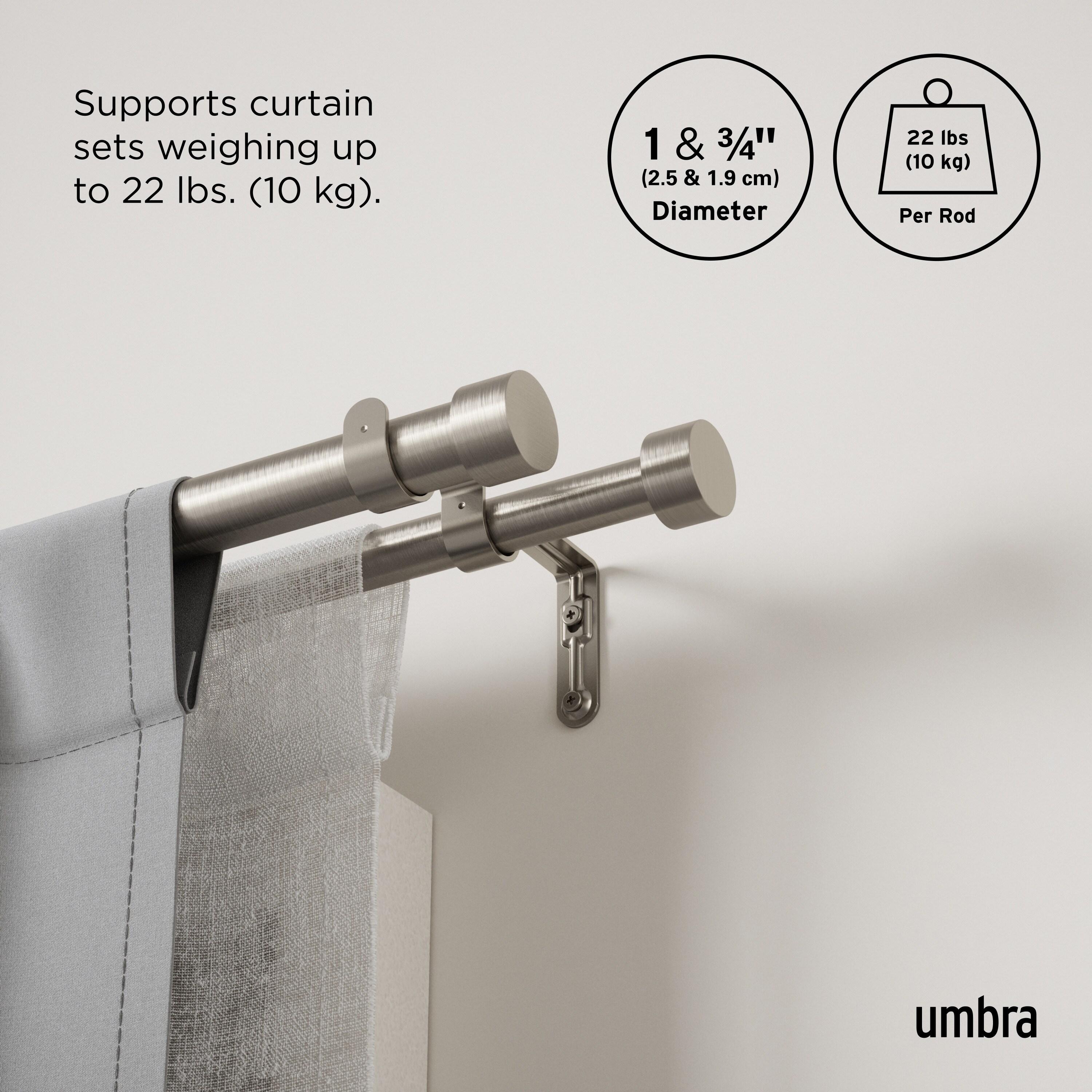 Cappa Drapery Solutions Double Curtain Rod