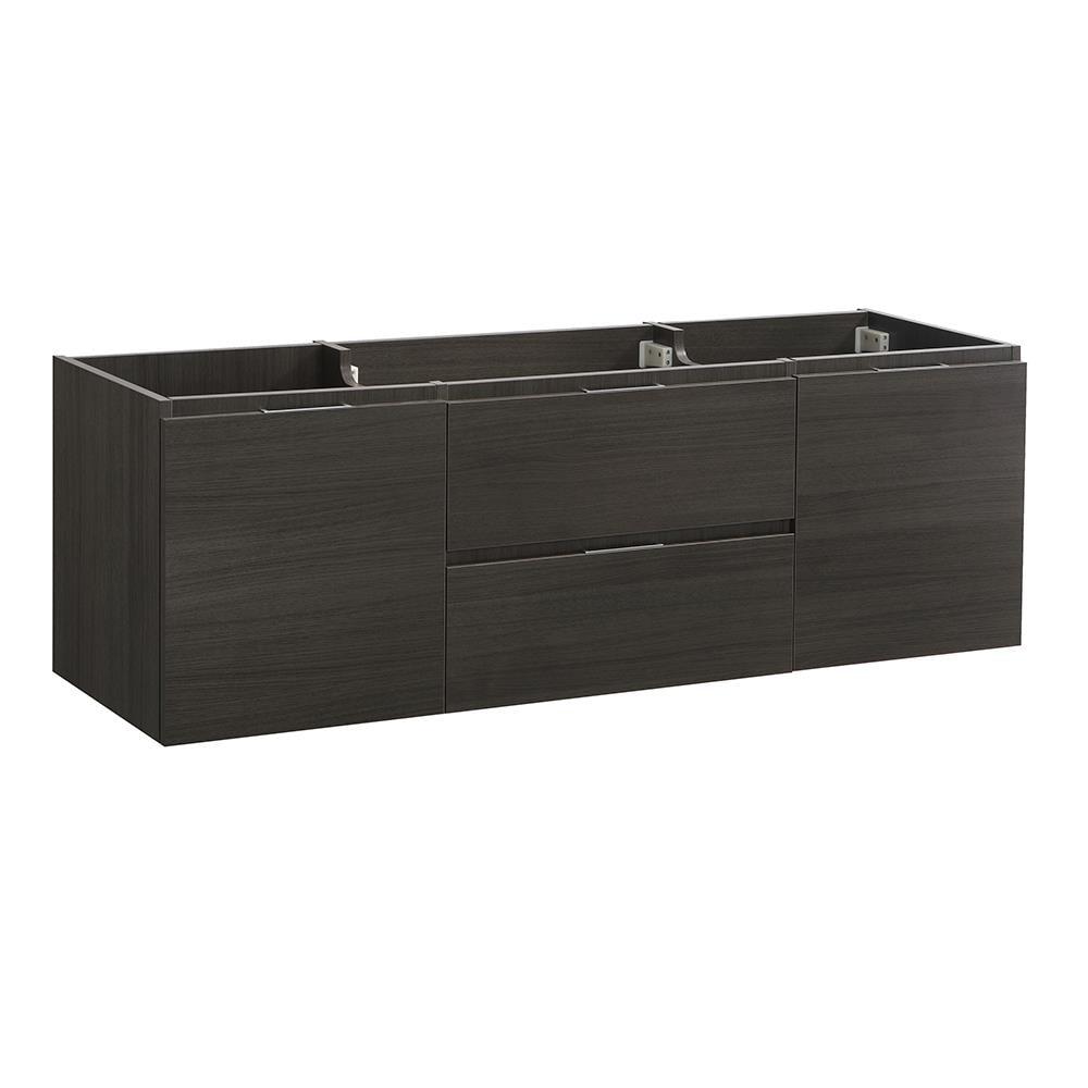 Fresca Valencia 60" Wall Mount Single Sink Bathroom Vanity Base Only (Top and Sink Not Included)