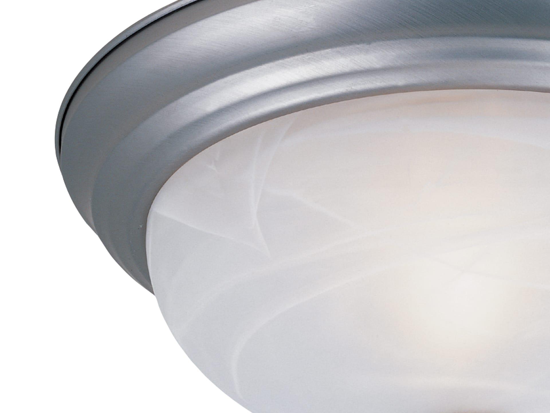 Designers Fountain 15 inch 3-Light Pewter Flush Mount Ceiling Light, 1257L-PW-AL