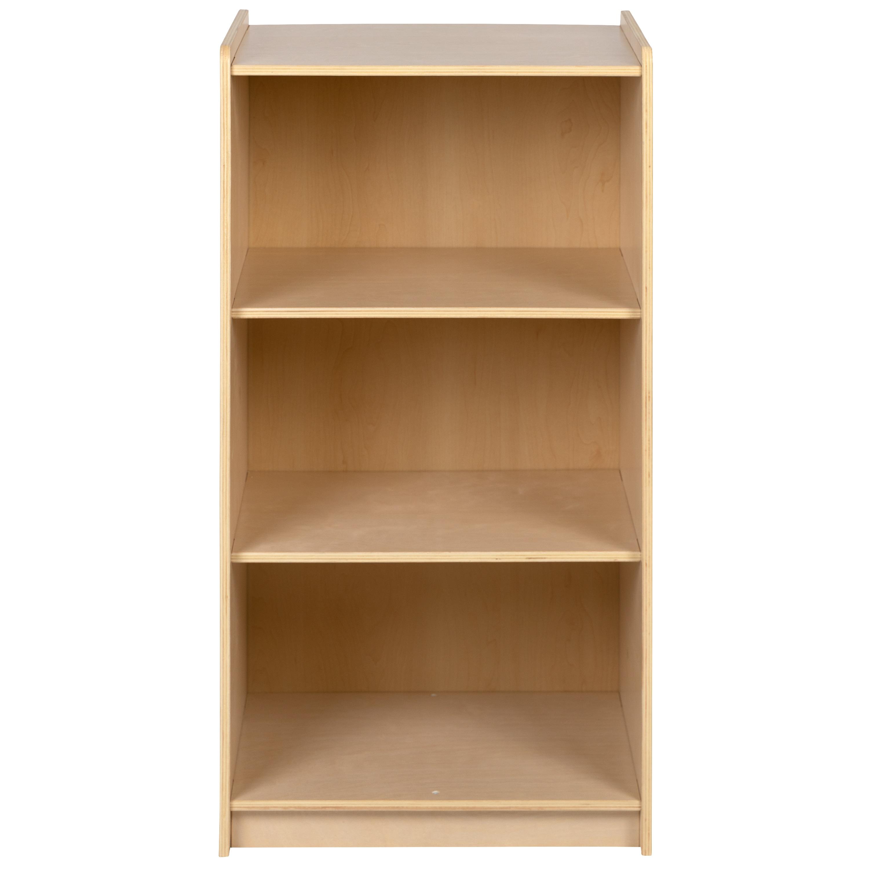 Flash Furniture Cinna Wooden School Classroom Storage Cabinet/Bookshelf for Commercial or Home Use