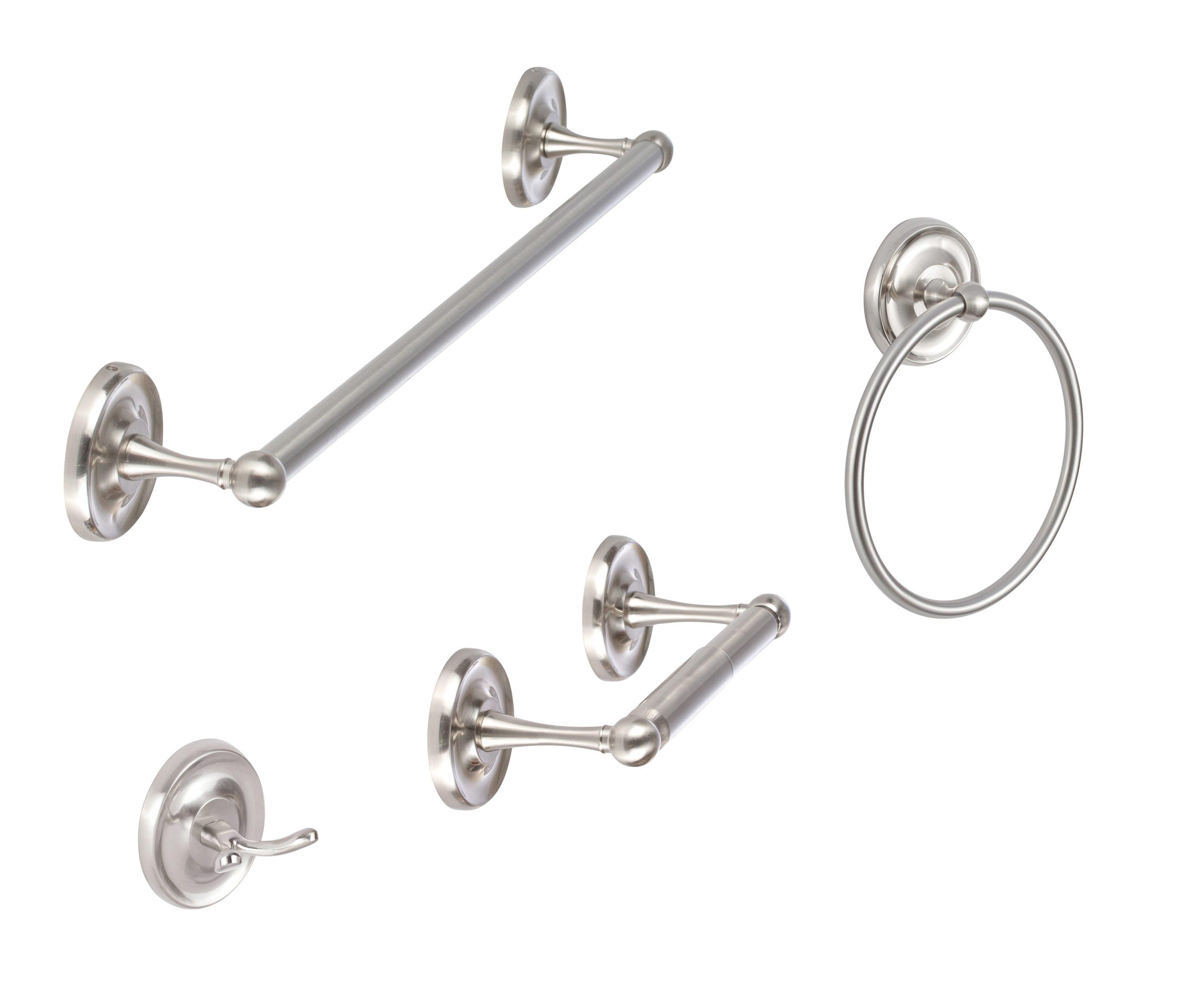 Pinedale 4 - Piece Bathroom Hardware Set