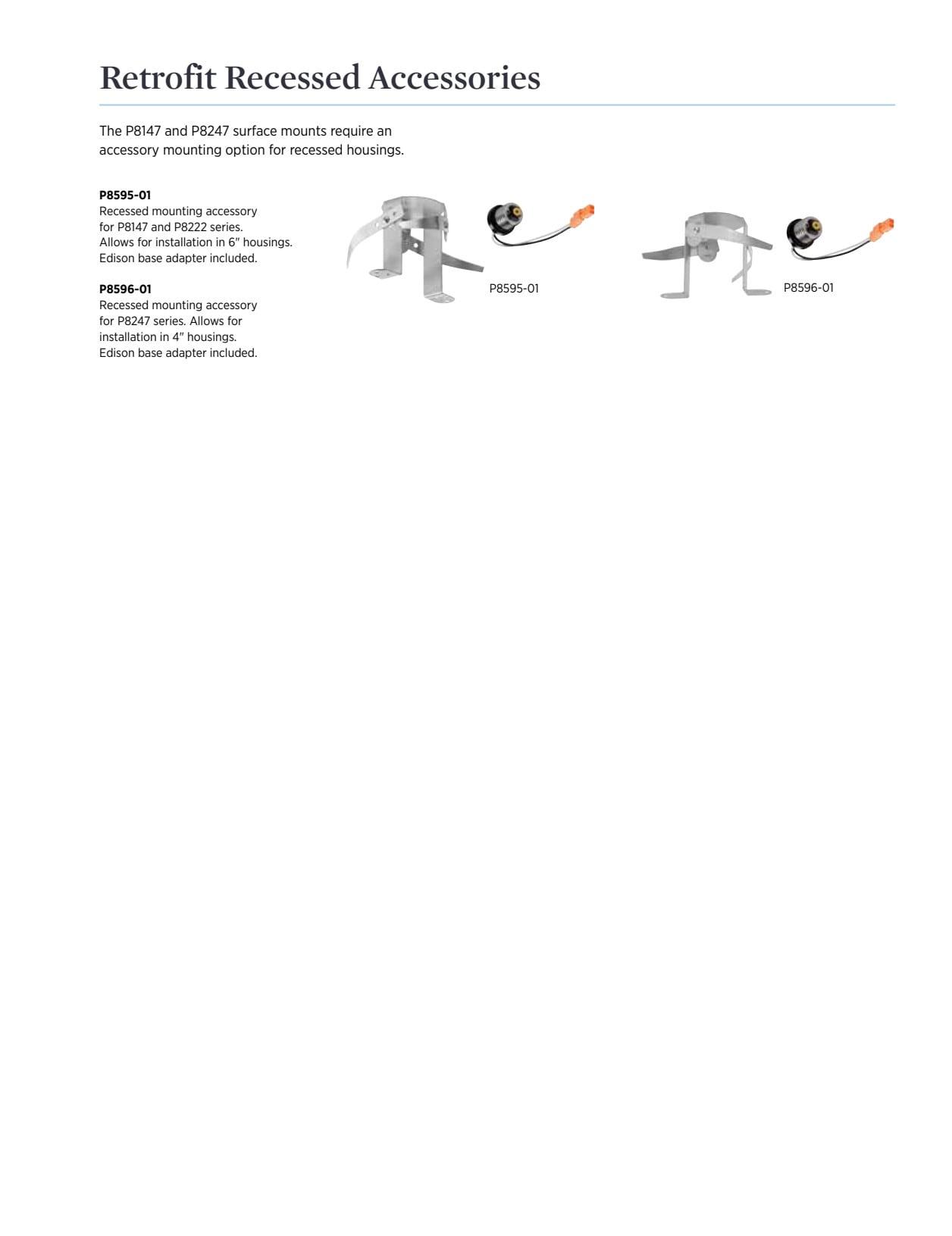 Accessory Kit for Recessed Housing