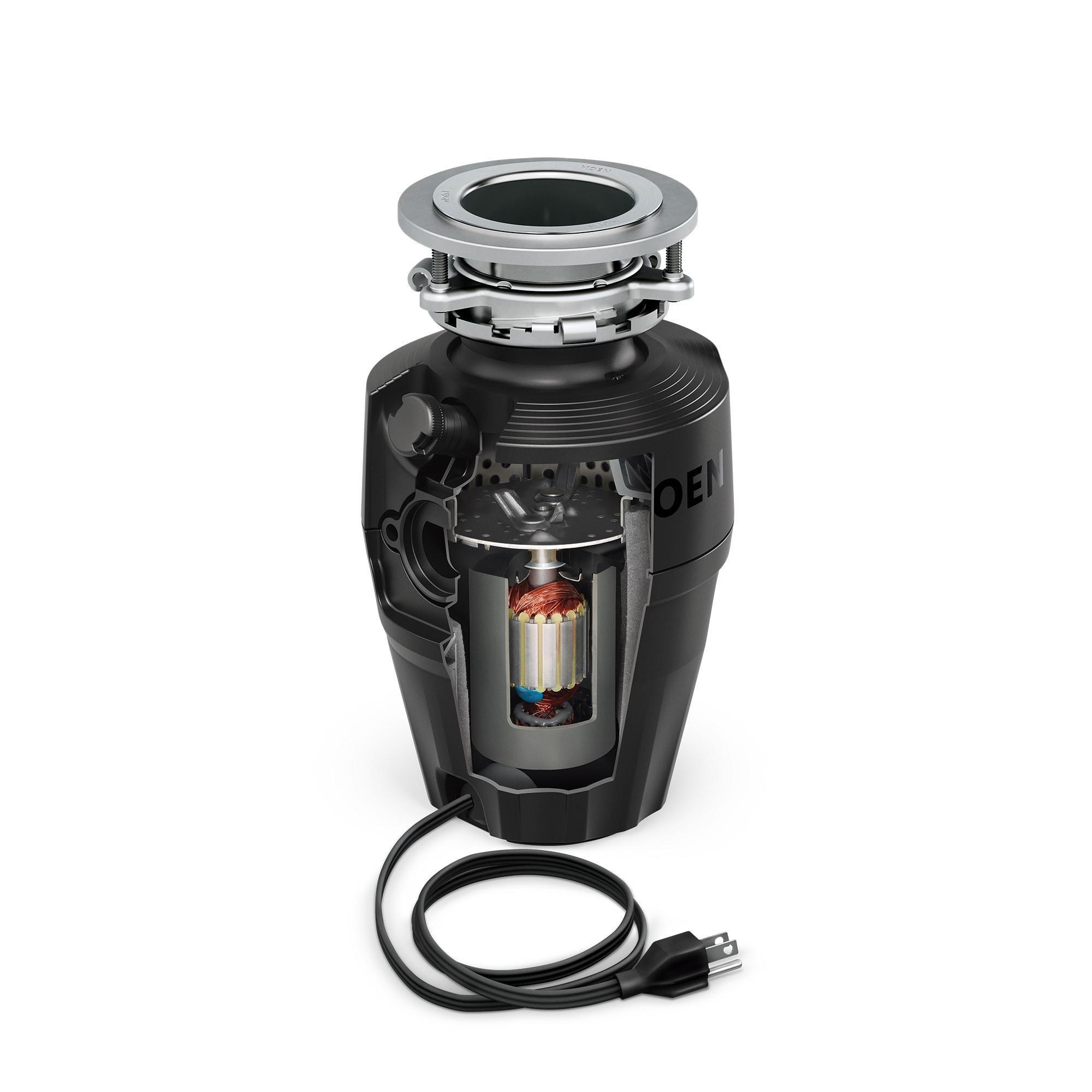 Chef Series EX100C 1HP Garbage Disposal with 360 Clean Rinse