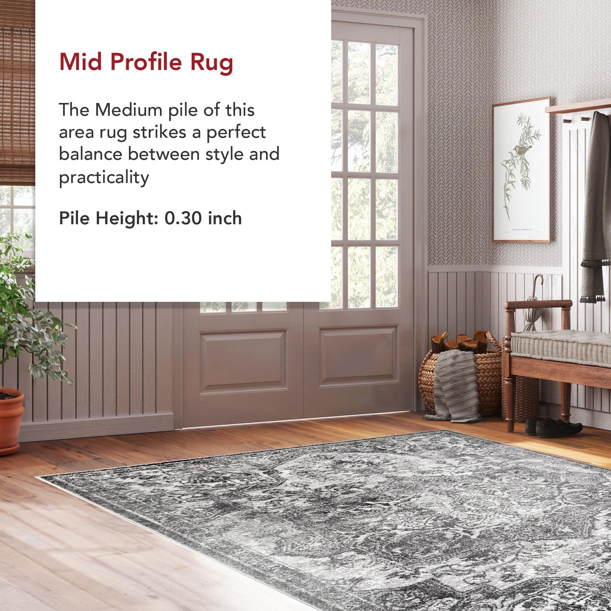 Nuloom Maryanne Geometric 3x5 Accent Indoor Area Rug for Living Room Bedroom Dining Room Entryway Kitchen, Grey/Ivory