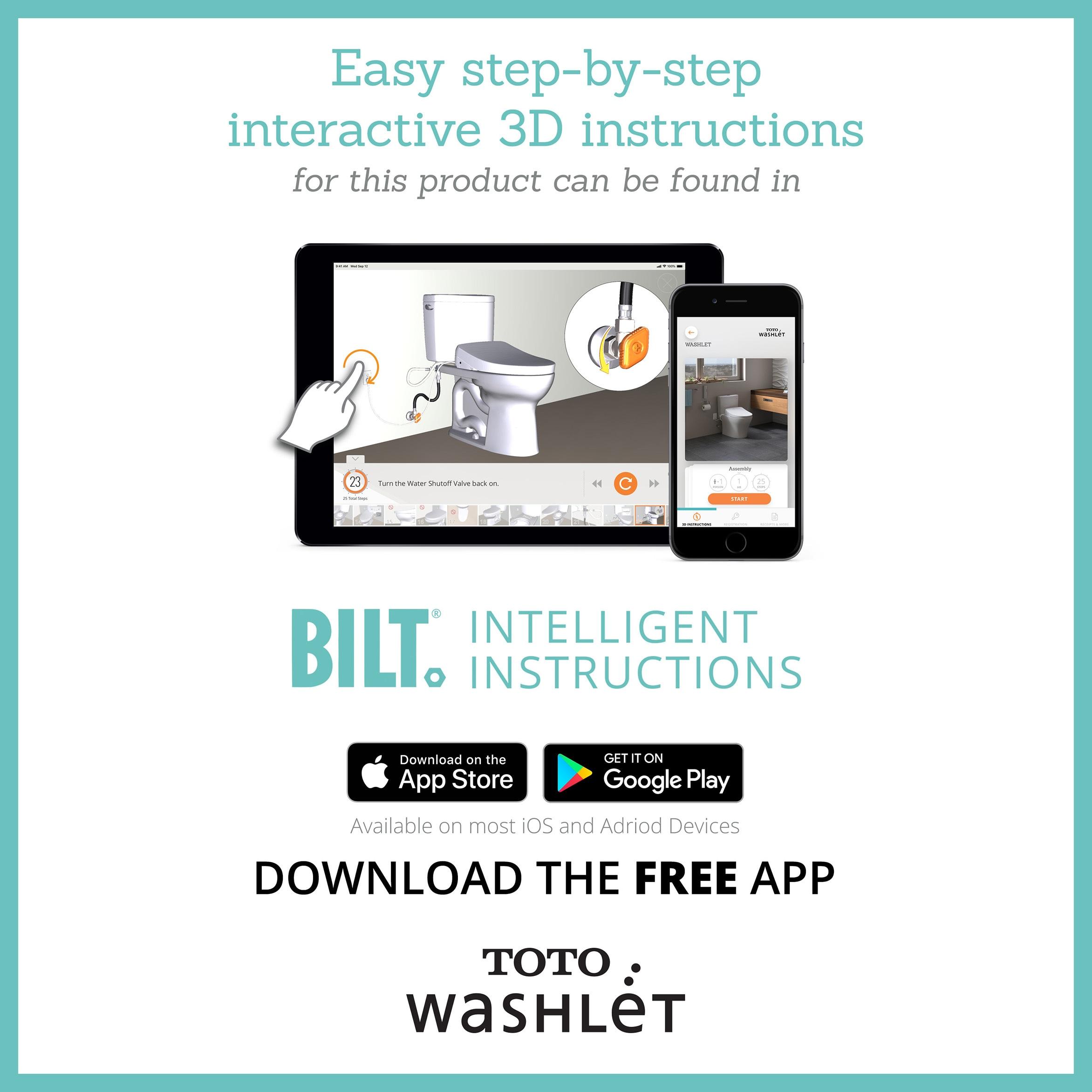 Washlet® Electronic Contemporary Elongated Auto Open/Close Lid Bidet Seat