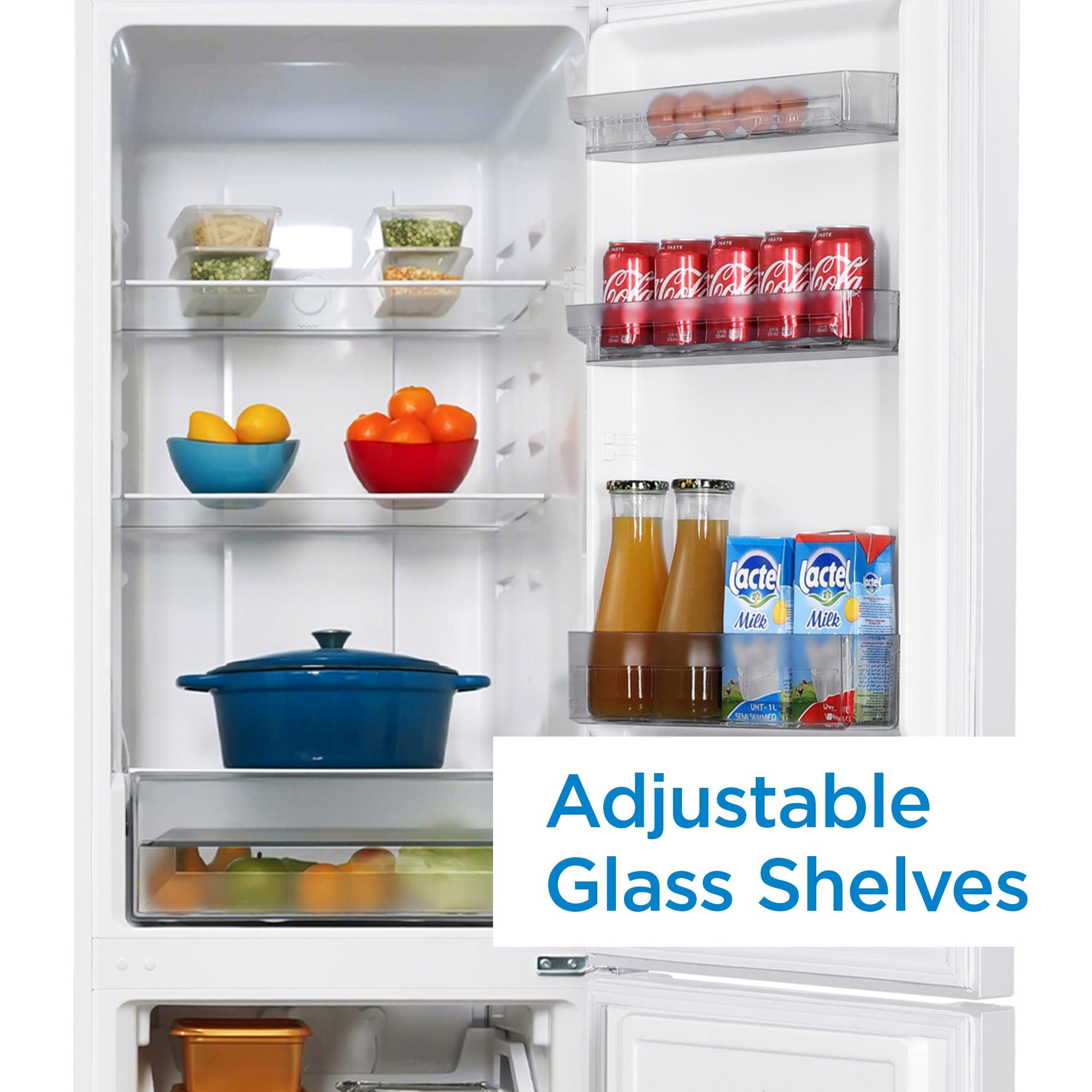 Danby 10 cu. ft. Bottom Mount Apartment Size Fridge in White (DBMF100B1WDB)