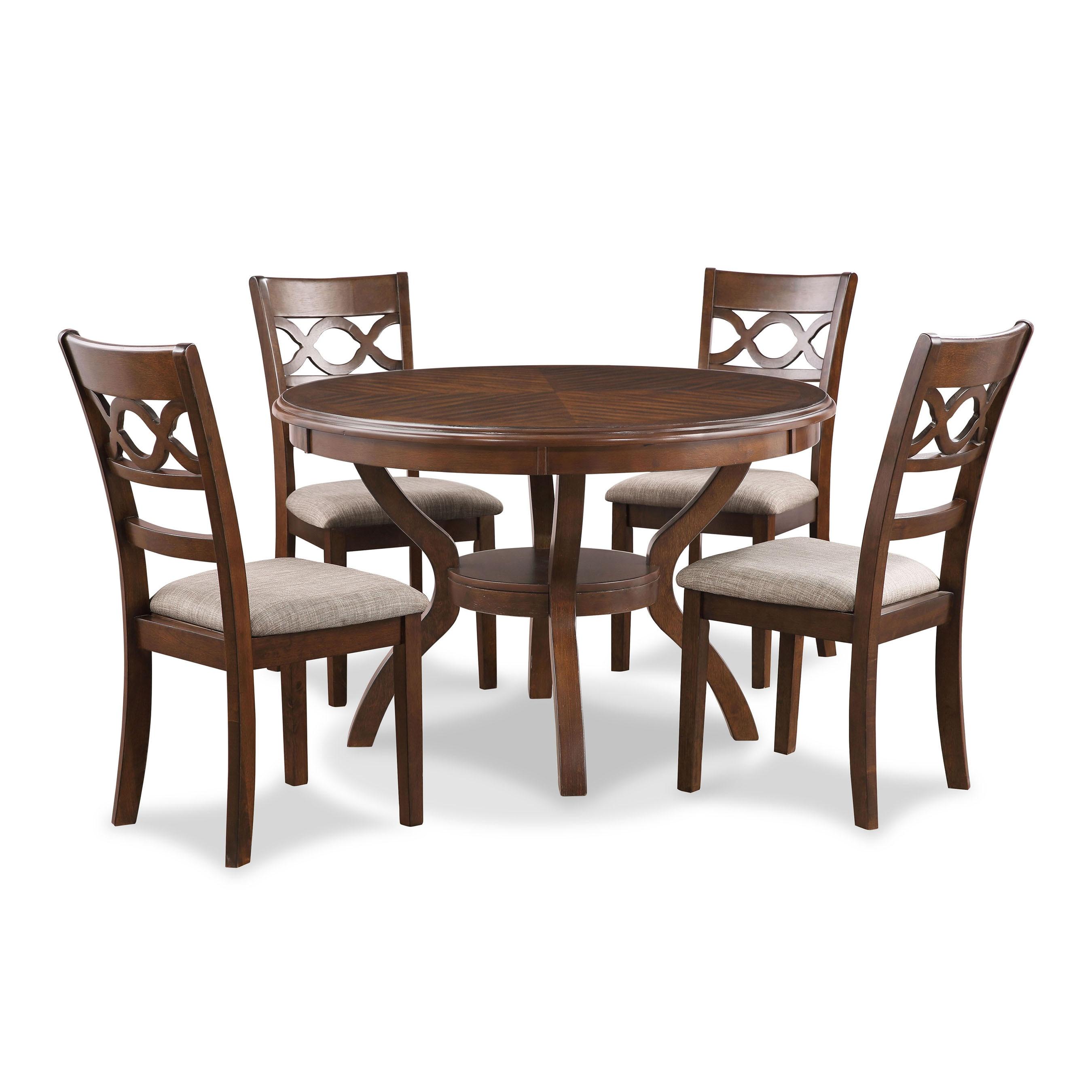 Lark Manor™ Turgeon 4 - Person Solid Wood Top Four Leg Dining Set