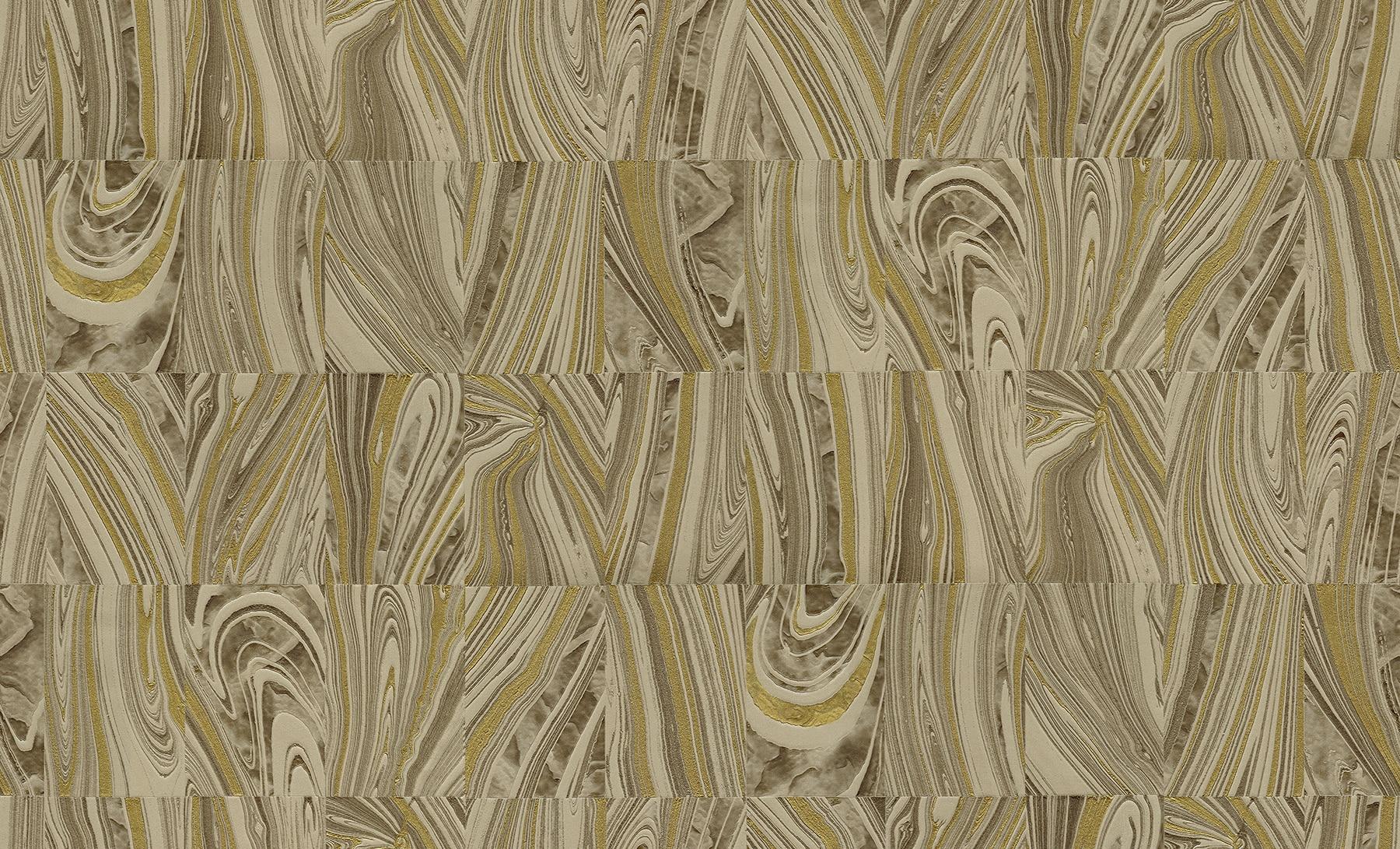 Advantage Boulders Brown Glitter Marble Wallpaper