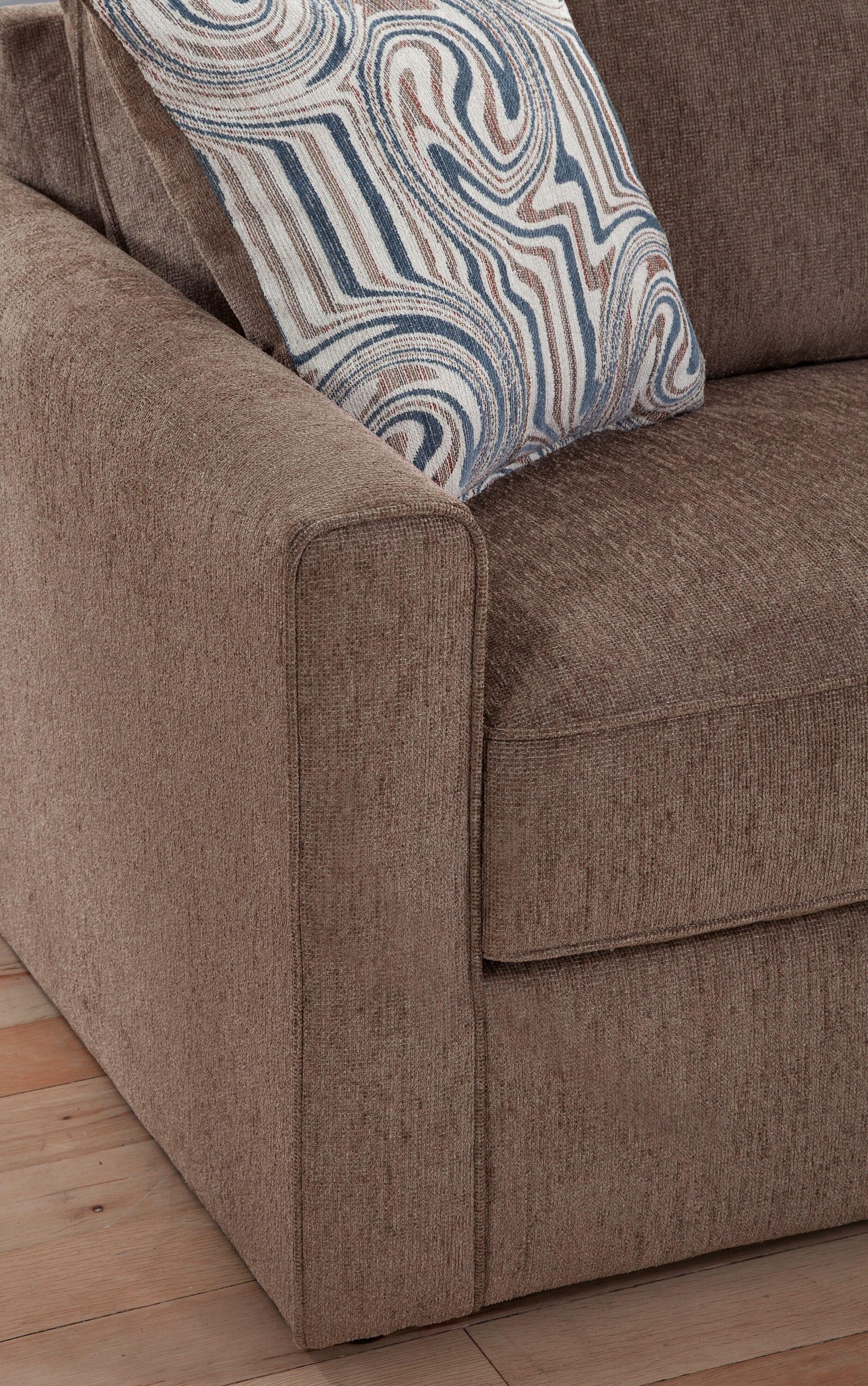 American Furniture Classics Delilah Model 8-020-A441V2 Loveseat with 2 Throw Pillows for Indoor Use