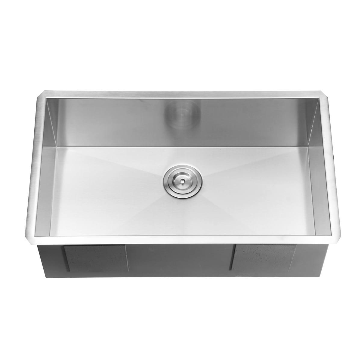 Nesta 32'' L Undermount Single Bowl Stainless Steel Kitchen Sink