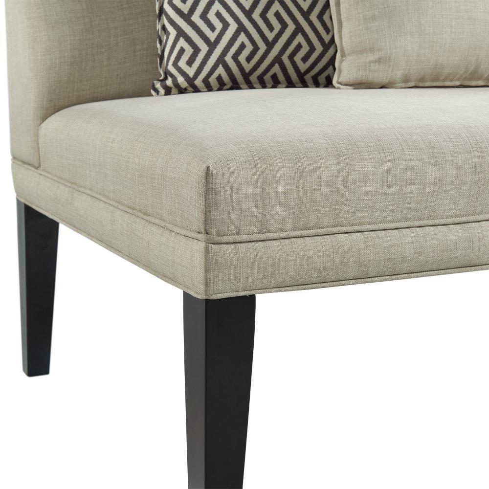 Picket House Furnishings Mara Sofa with Seven Pillows in Beige