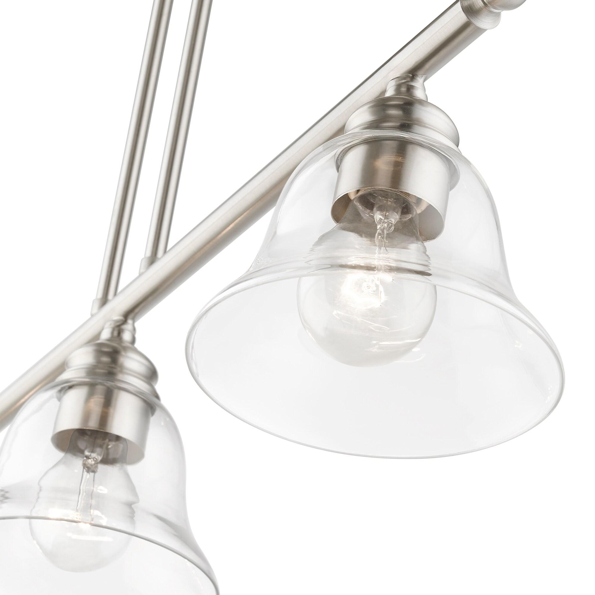 Livex Lighting Moreland 3 - Light Chandelier in  Brushed Nickel