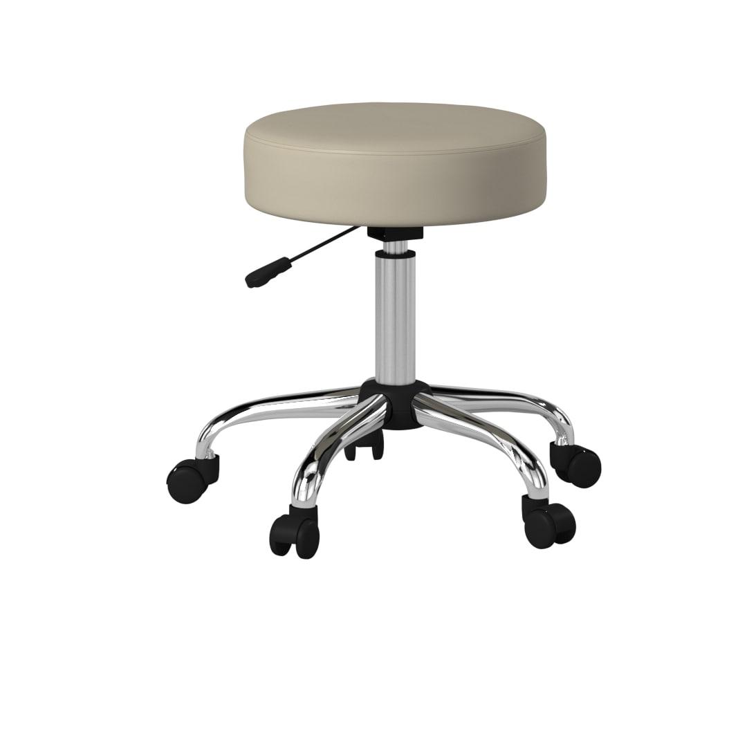 Boss Office & Home B240-BG Transitional Adjustable Upholstered Medical Stool, Beige