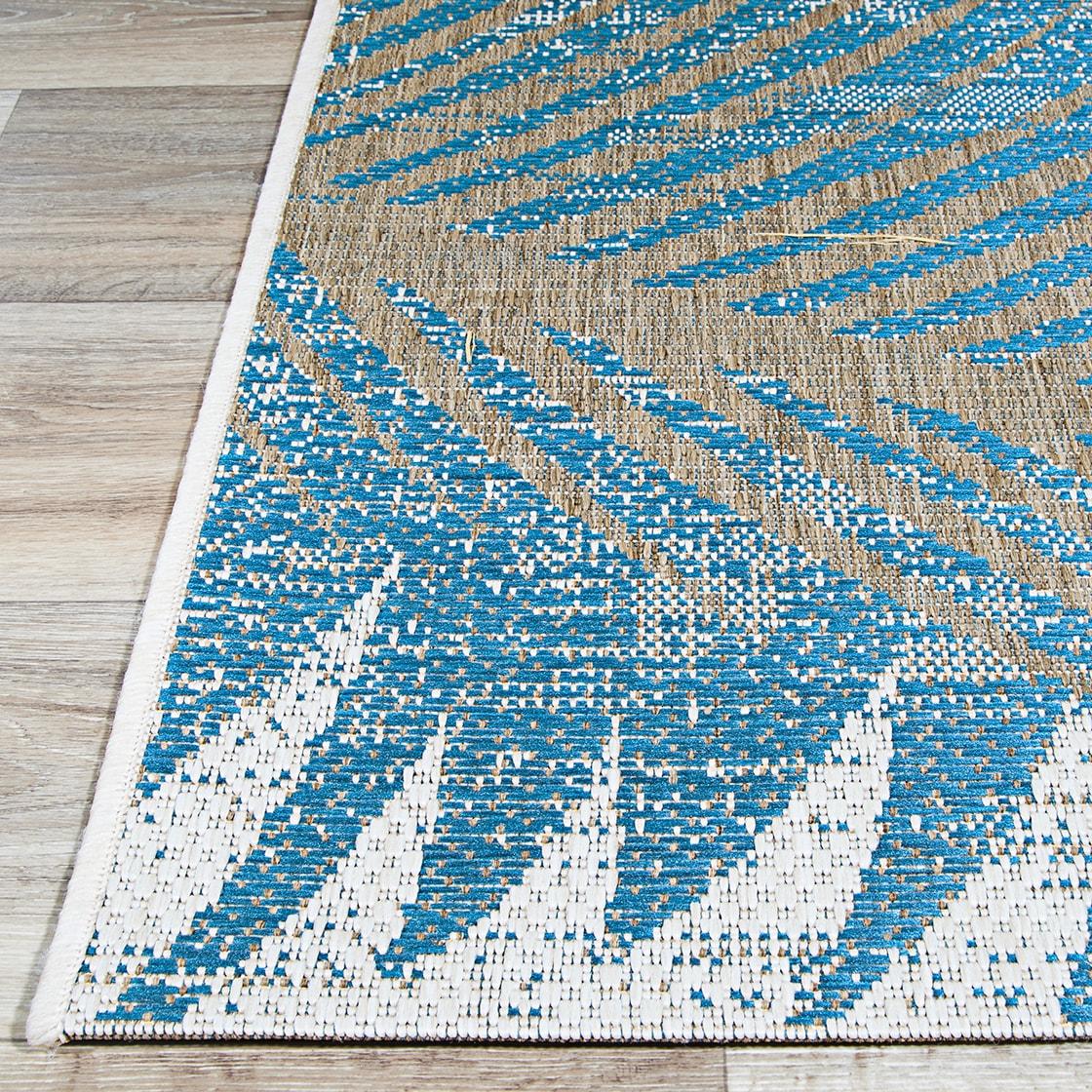 Couristan Monaco Tropical Palms Indoor/Outdoor Area Rug
