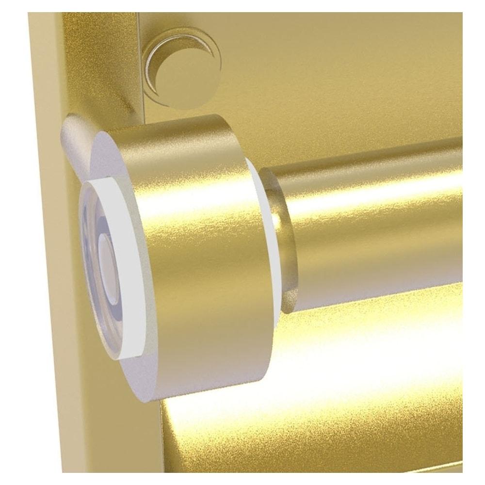 Satin Brass Recessed Toilet Paper Holder