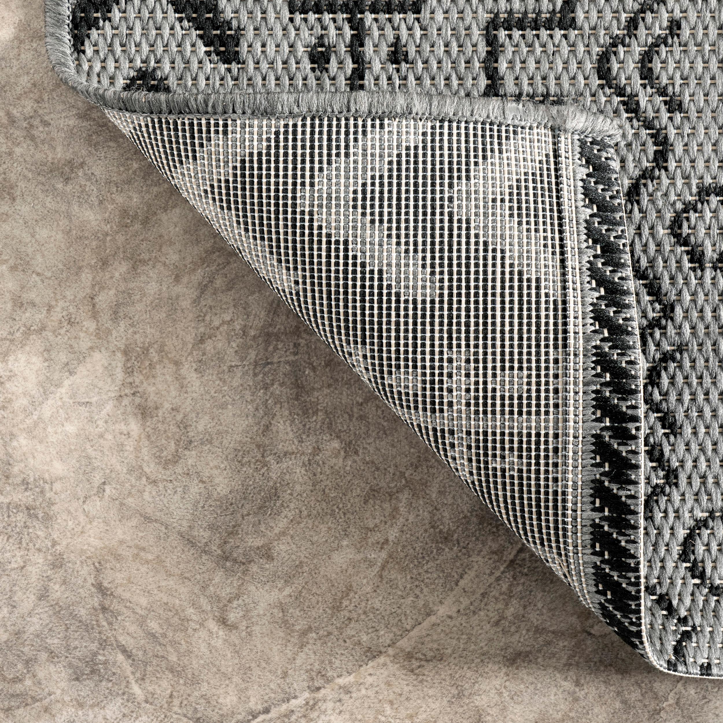 Nuloom Indoor and Outdoor Jamie Area Rug, 6' 3" x 9' 2", Gray