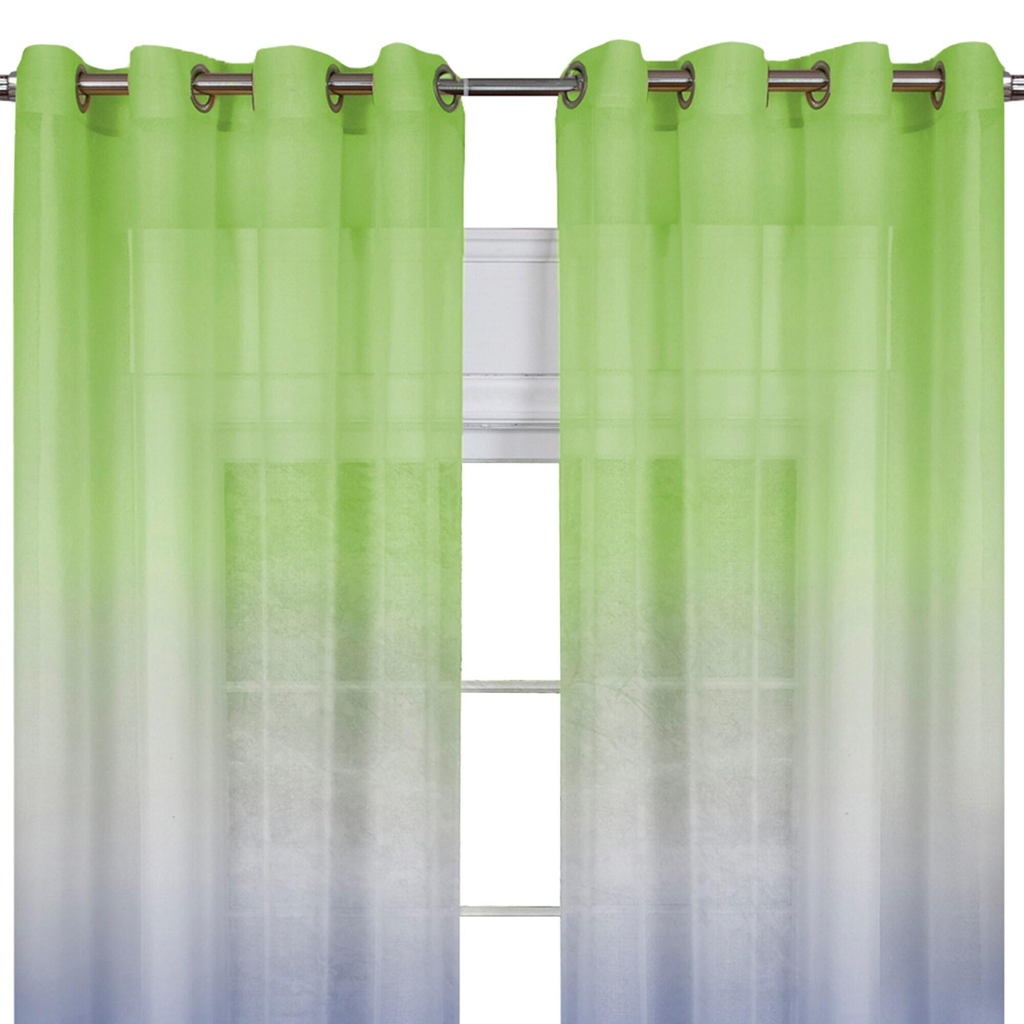 Rainbow - Single Grommet Window Curtain Panel