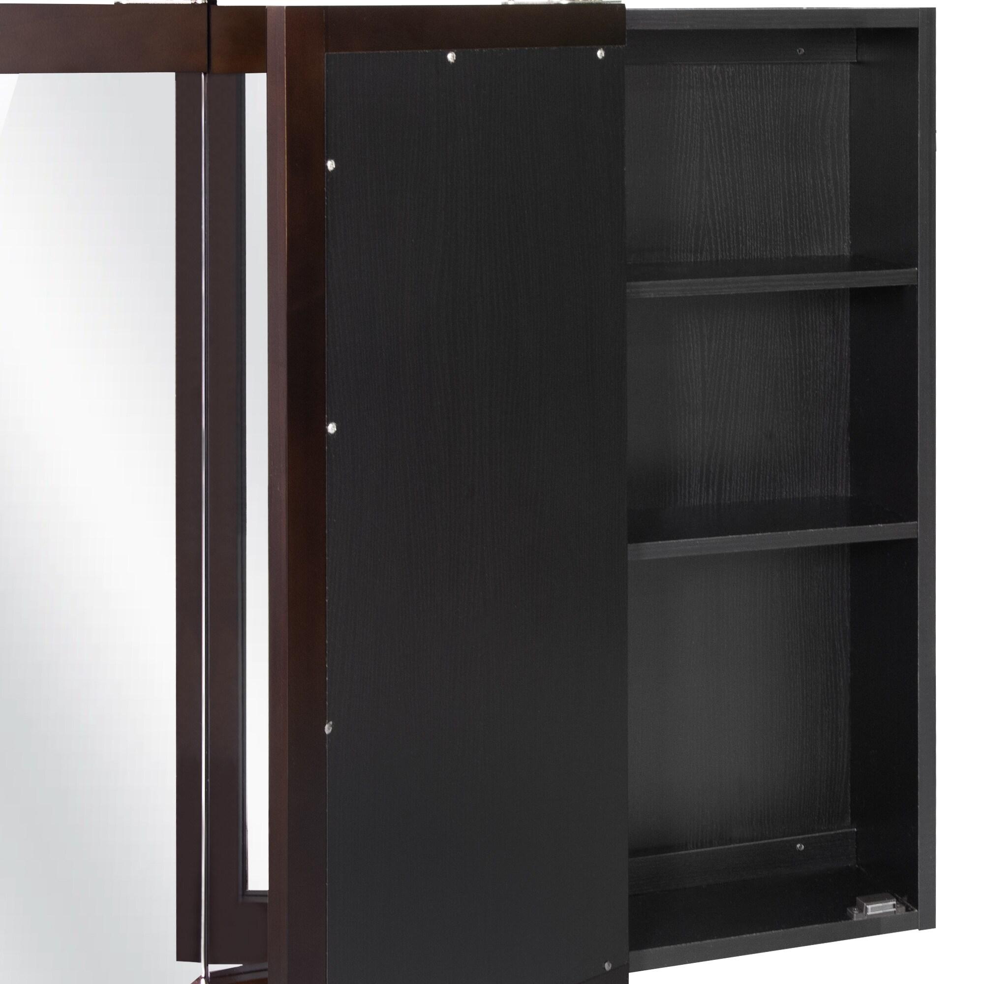 Ventura 36-Inch Wood Medicine Cabinet in Espresso