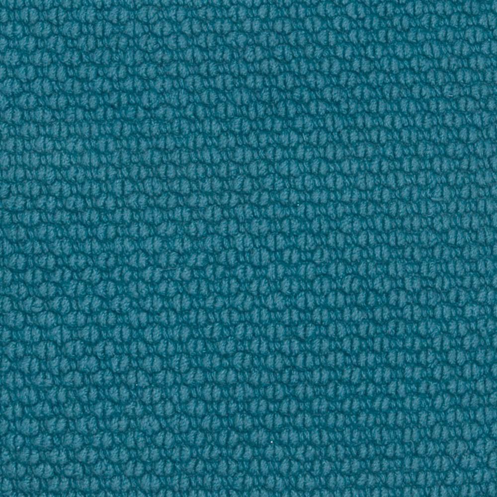 20"x20" Oversize Poly Filled Solid Square Throw Pillow Dark Teal - Rizzy Home: Cotton Canvas, Zippered, Indoor Use