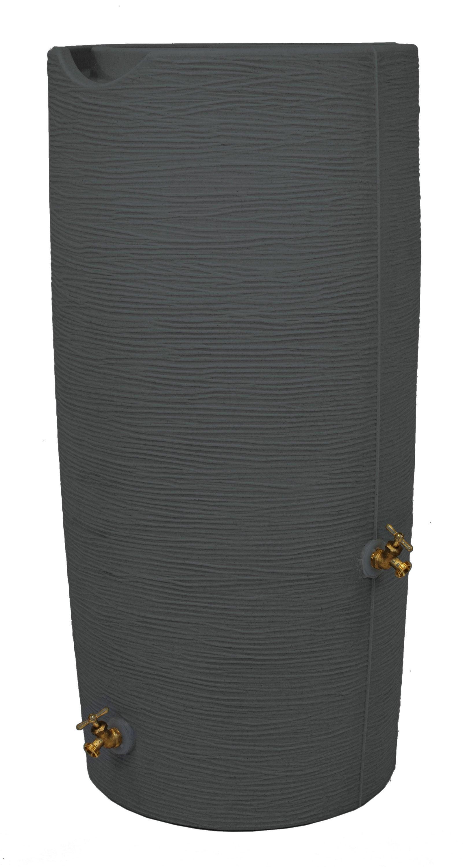 Good Ideas Good Ideas 50 Gallons Plastic Drainable Dual Overflow Planter Rain Barrel