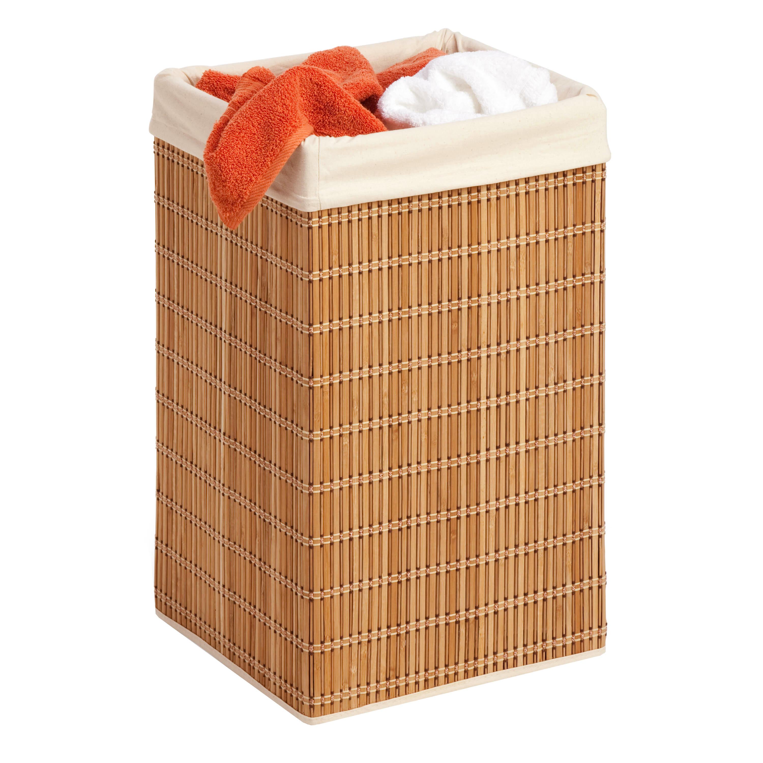 Bamboo Wicker Hamper