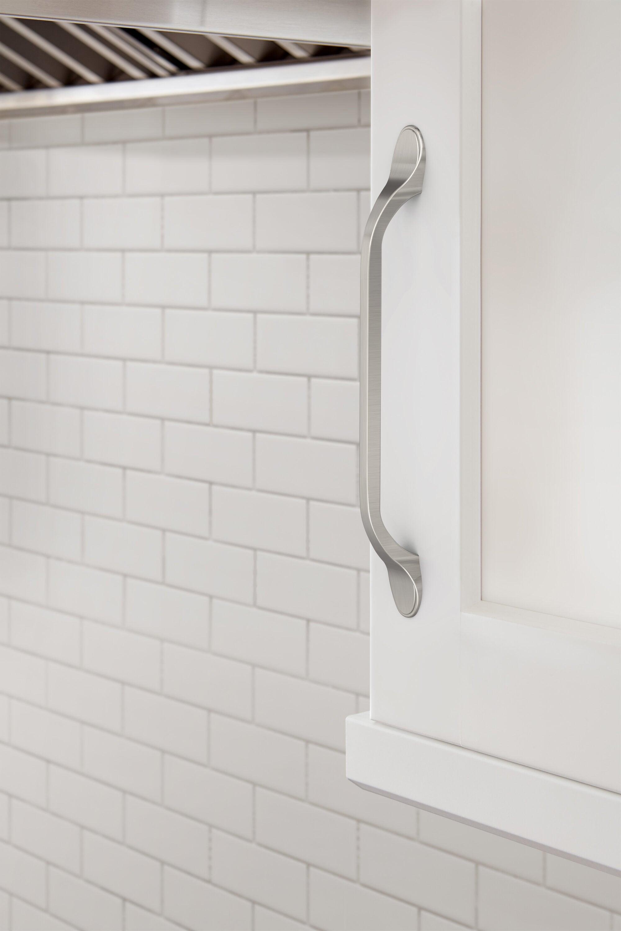 Ravino 6-5/16 in. (160mm) Classic Satin Nickel Arch Cabinet Pull