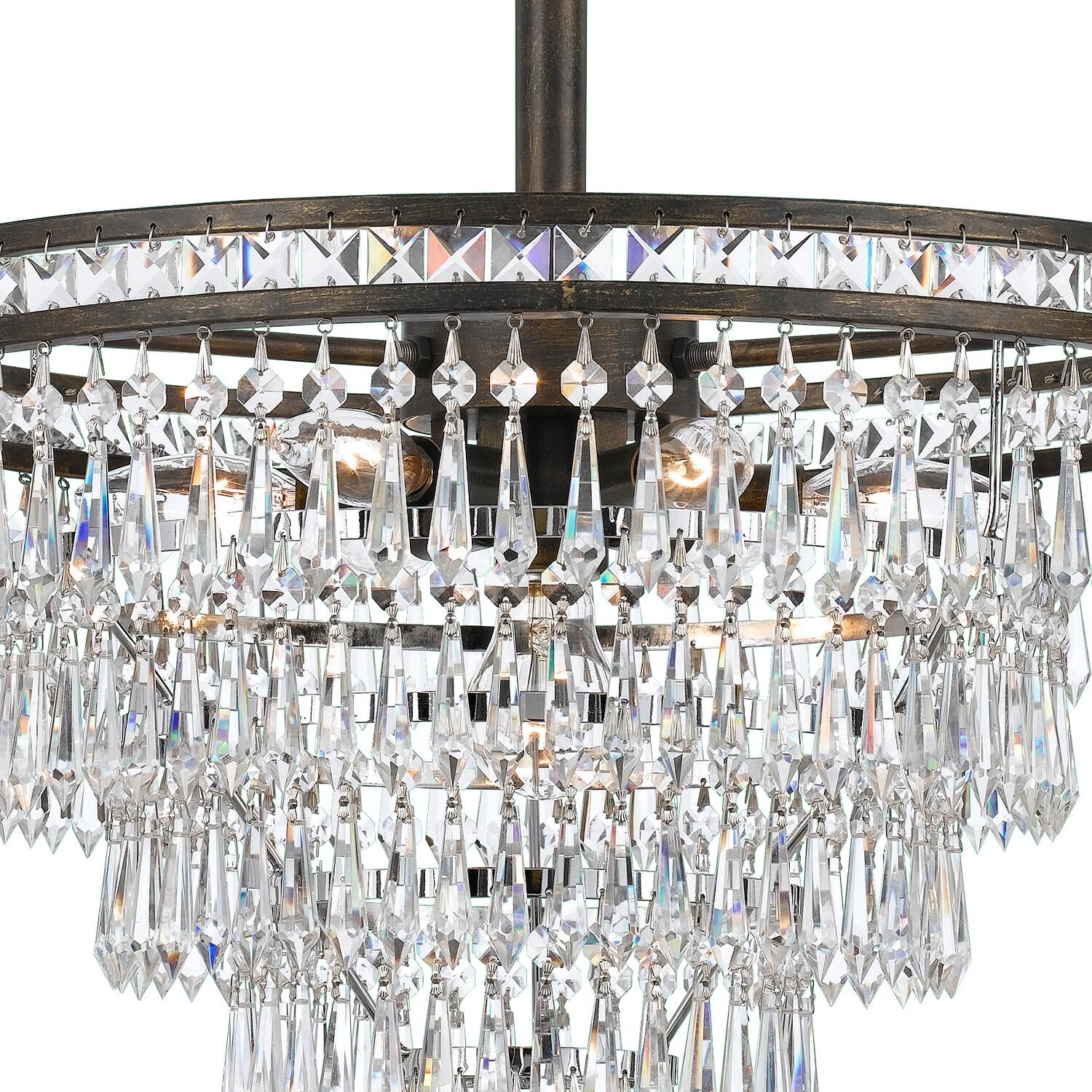 Crystorama Lighting - Seven Light Chandelier - Chandelier - Mercer - Seven Light