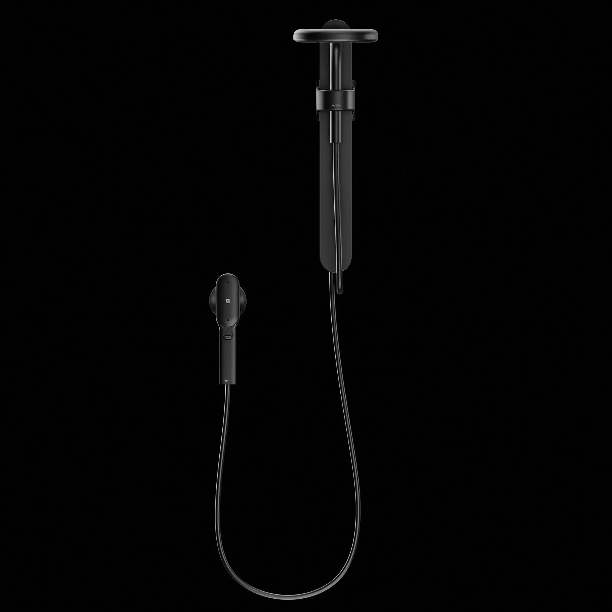 Moen N207C0Bl Matte Black Two-Function 7.9" Diameter Head Standard With Handshower